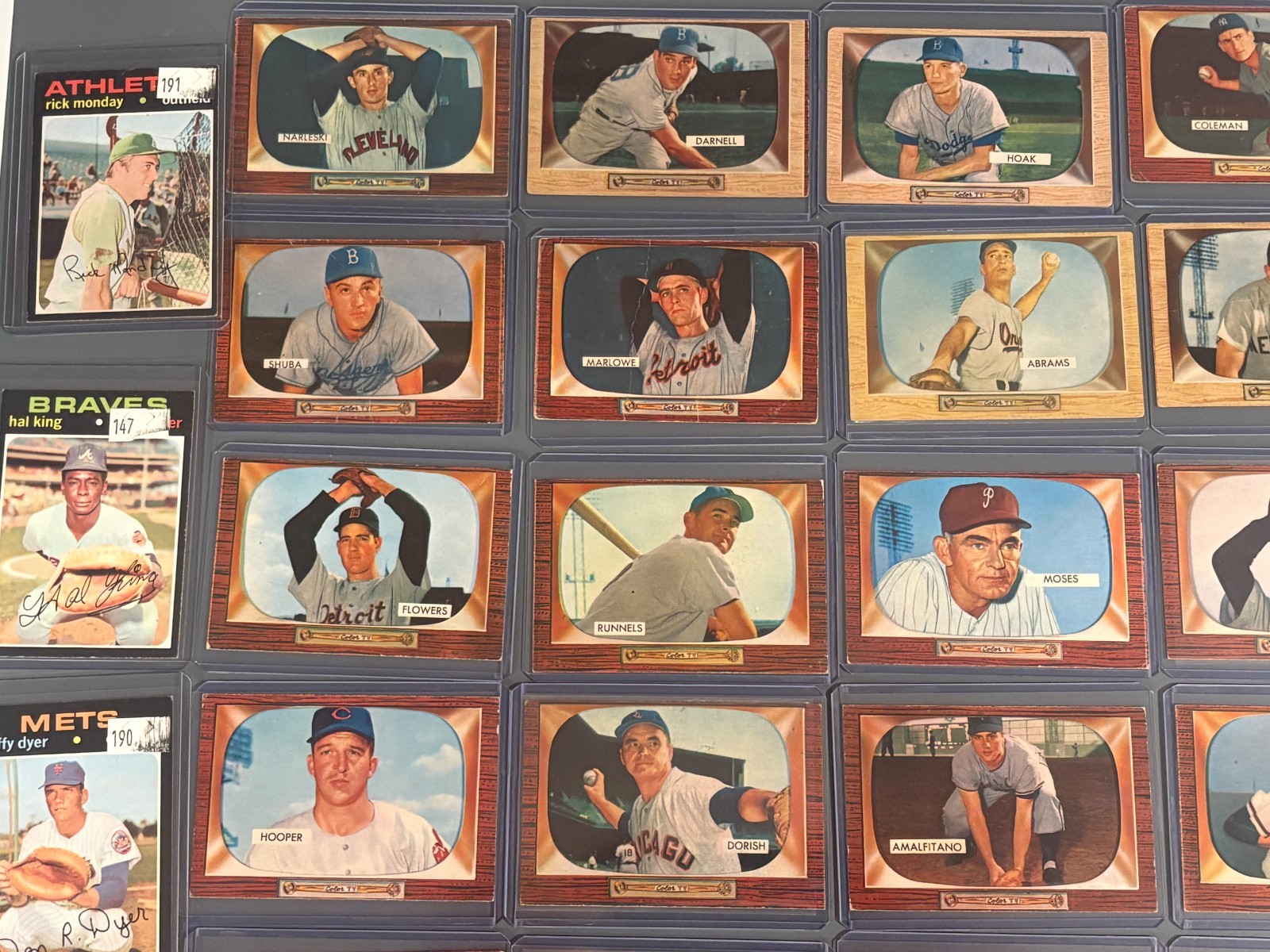 Vintage Baseball Card Collection – Topps & Bowman – 1950s–1970s –Lot (62 cards)