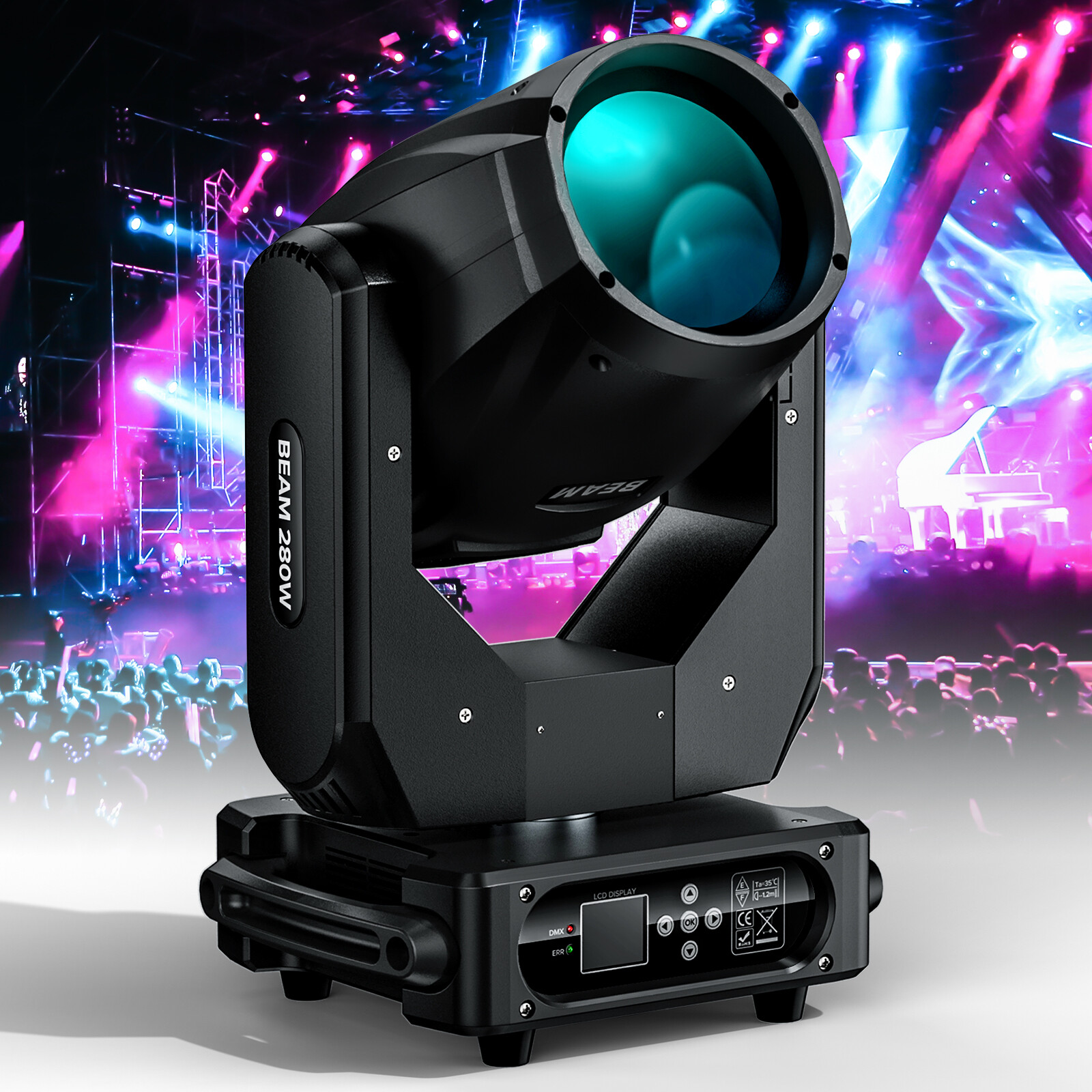 8Pcs New Version 10R 400W Zoom Beam Moving Head Lighting (Bulb)