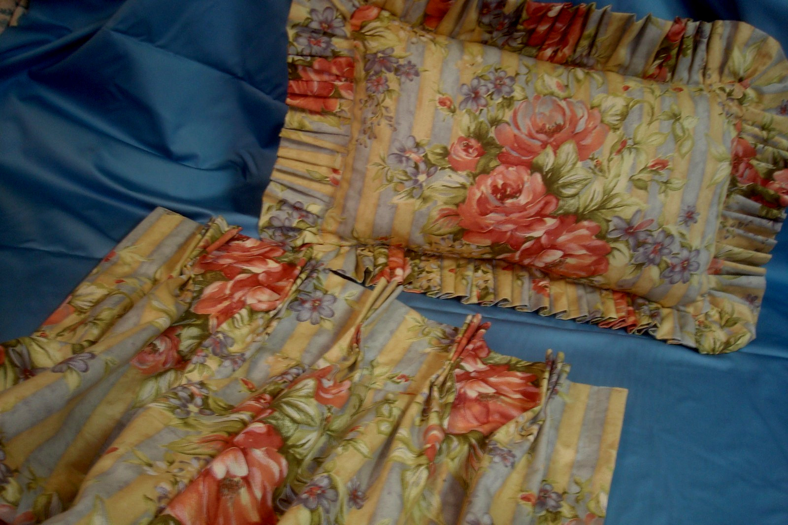 Custom DRAPES Sandown Bourne Romantic Rose Bloomsbury Lined 94\