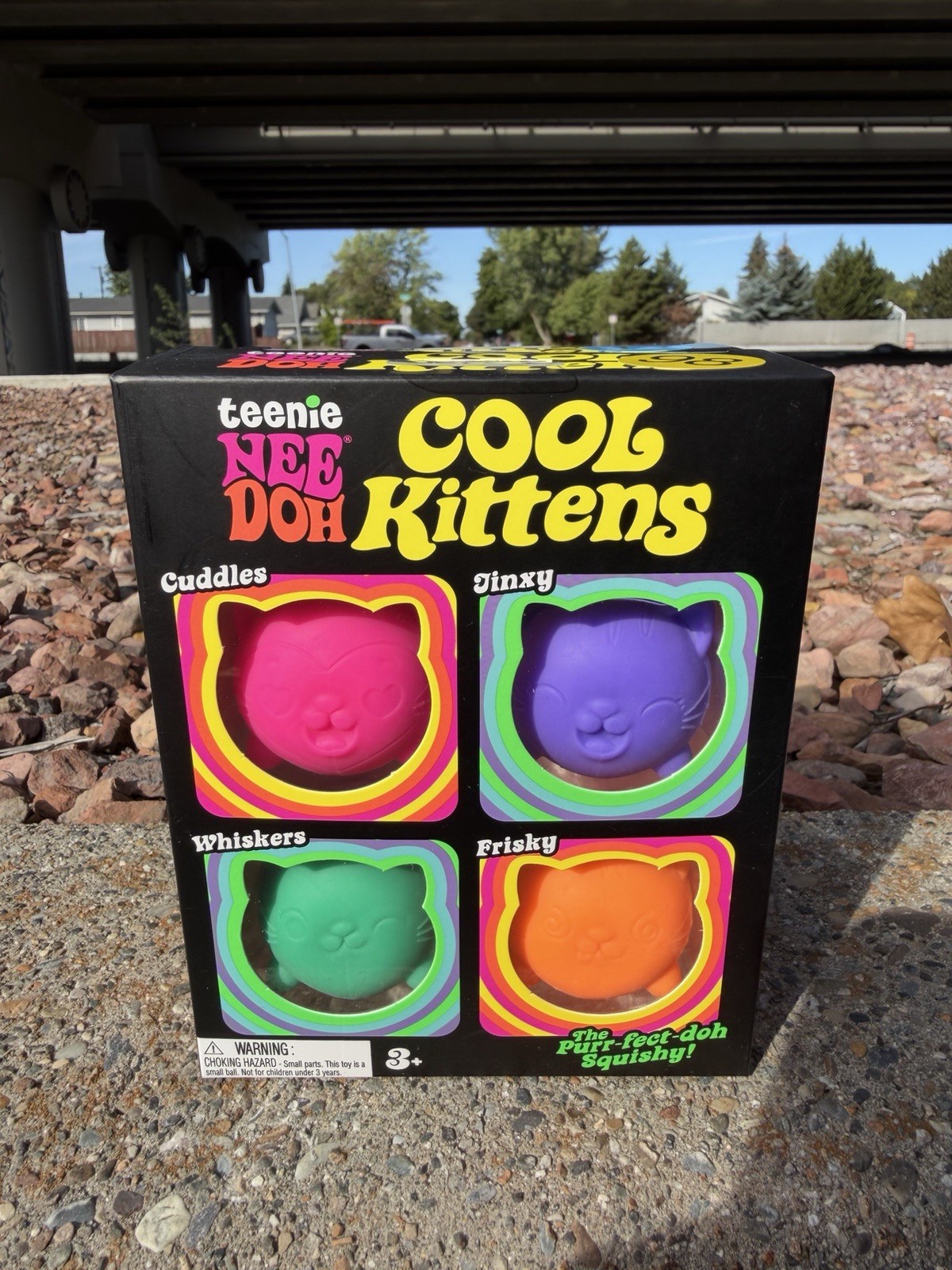 NeeDoh Teenie Cool Kittens 4 Pack Cat Squishy Fidget Sensory Toys Stress Relief NeeDoh Teenie Cool Kittens 4 Pack Cat Squishy Fidget Sensory Toys Stress Relief