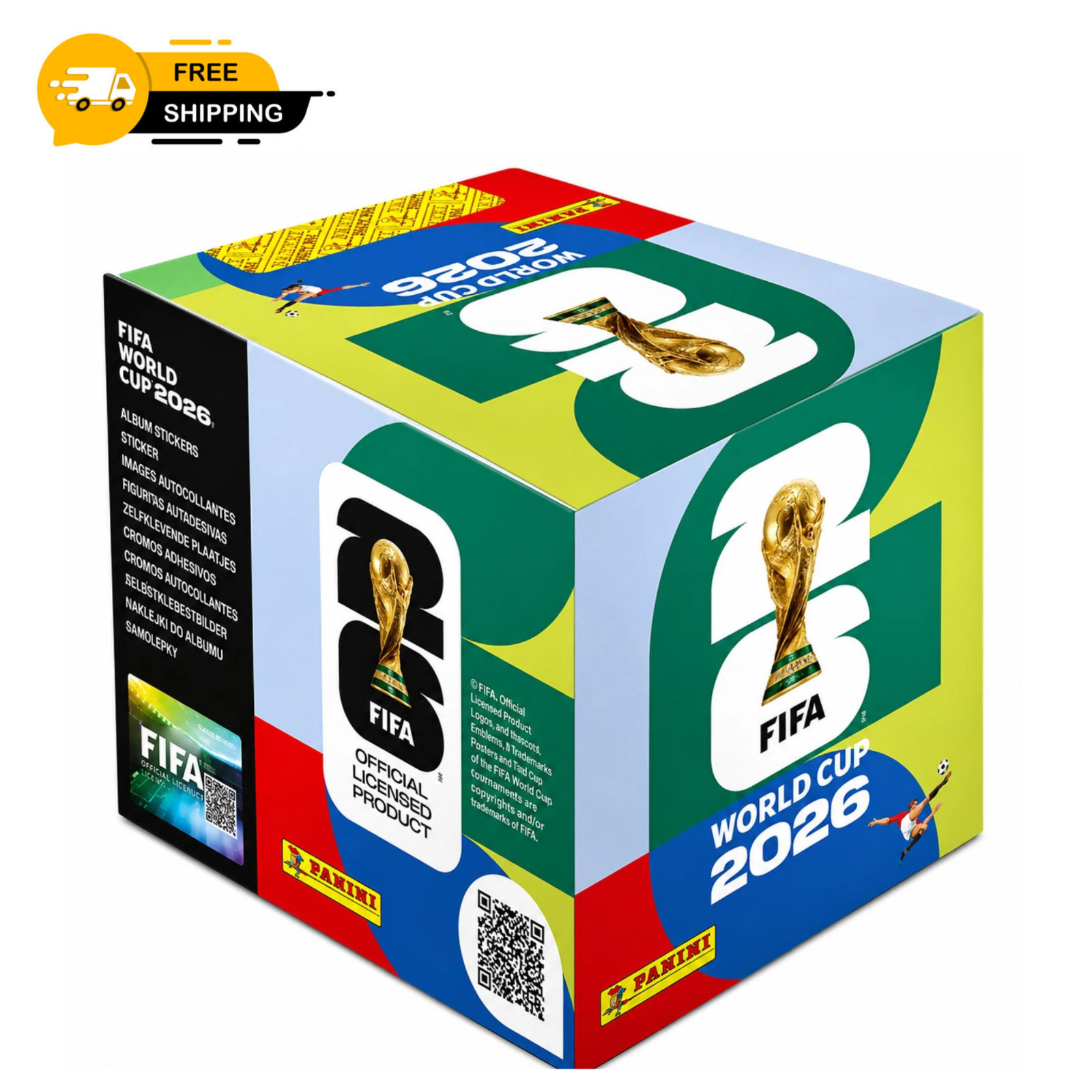 Panini FIFA World Cup 2026 Official Sticker Collection Box 50 Packs 350 Stickers Panini FIFA World Cup 2026 Official Sticker Collection Box 50 Packs 350 Stickers