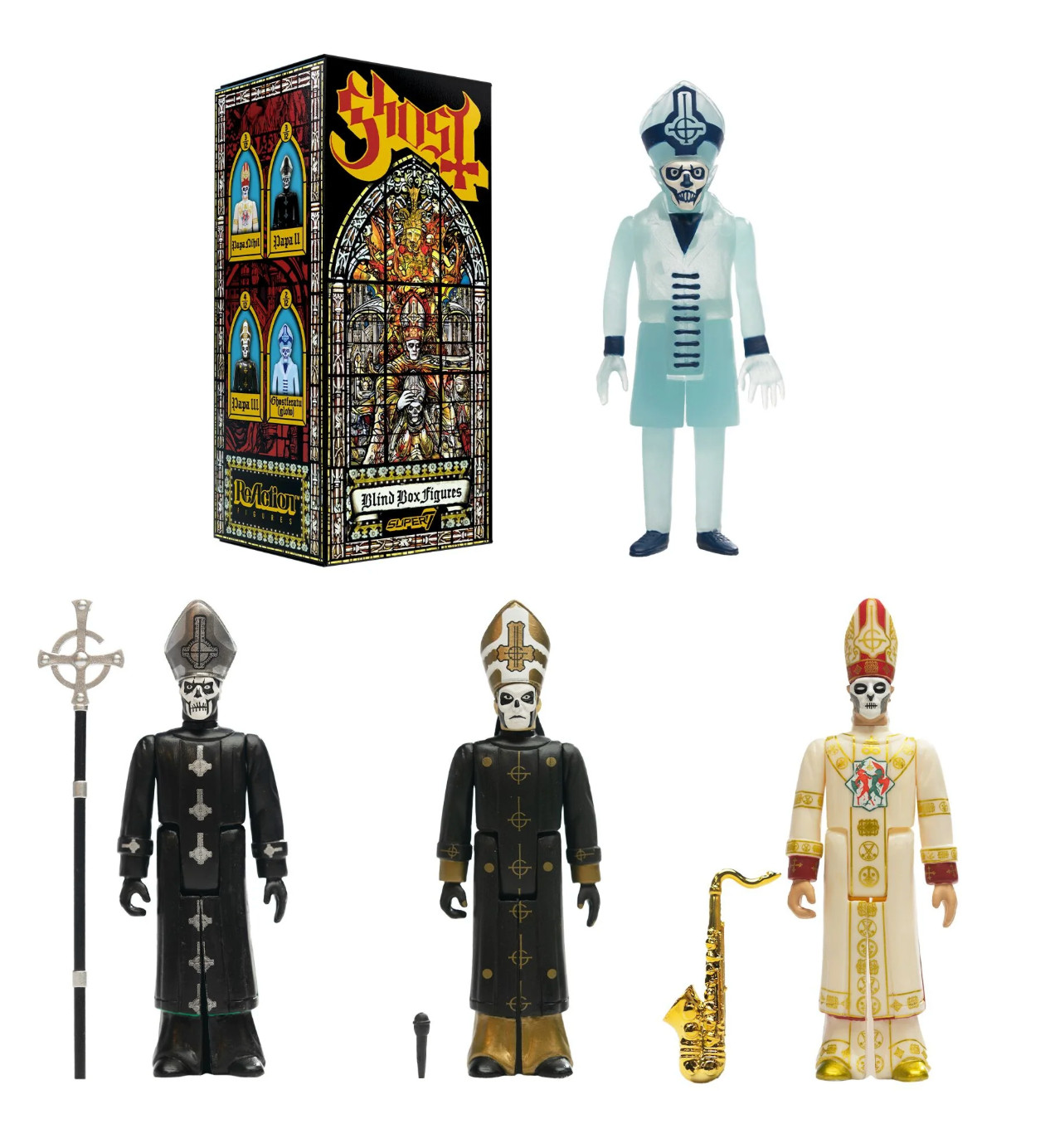 SUPER7 Ghost Band Blind Box Mystery Figure Wave 1 SEALED SUPER7 Ghost Band Blind Box Mystery Figure Wave 1 SEALED