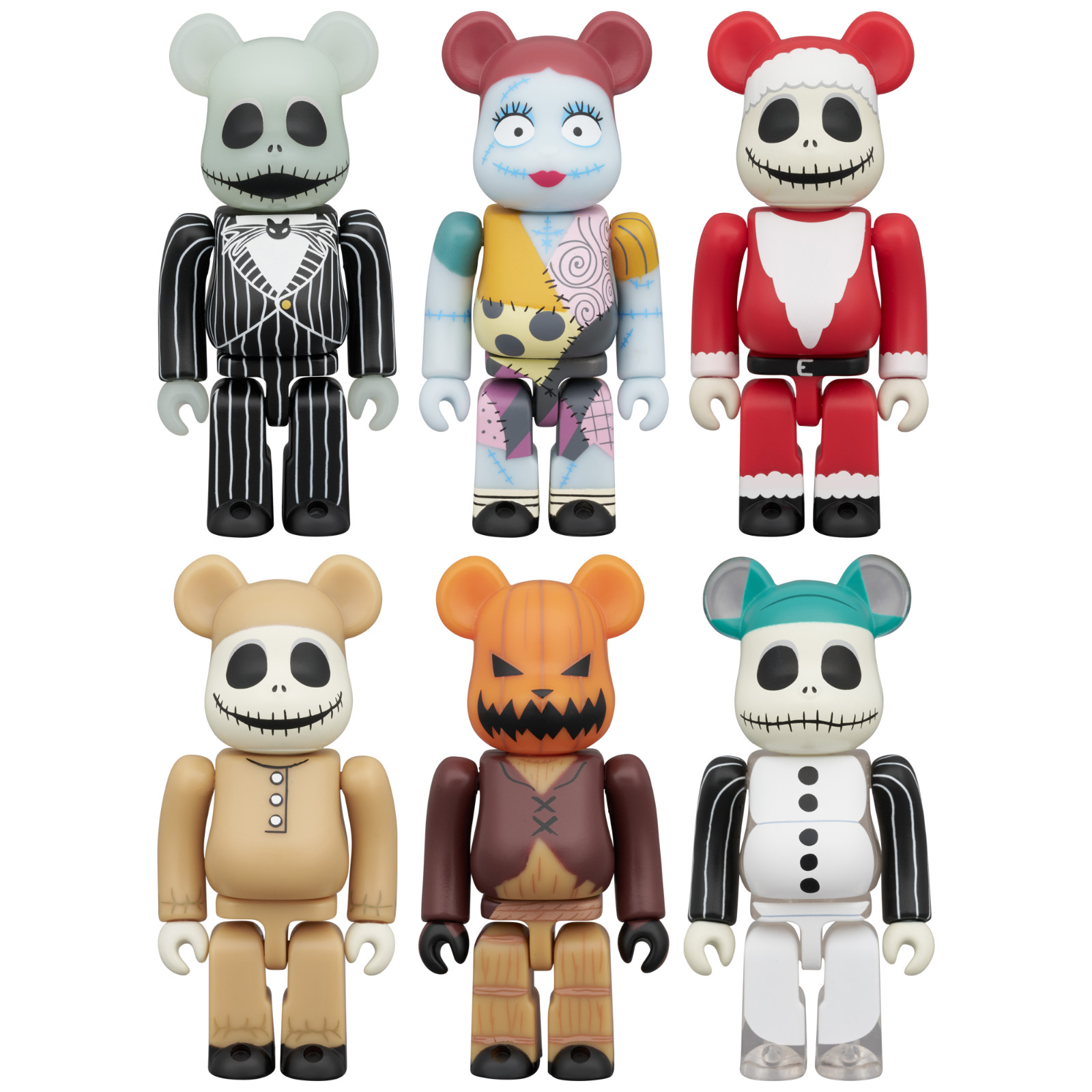 Medicom BE@RBRICK CHASE THE NIGHTMARE BEFORE CHRISTMAS BEARBRICK 1 box 12 pieces