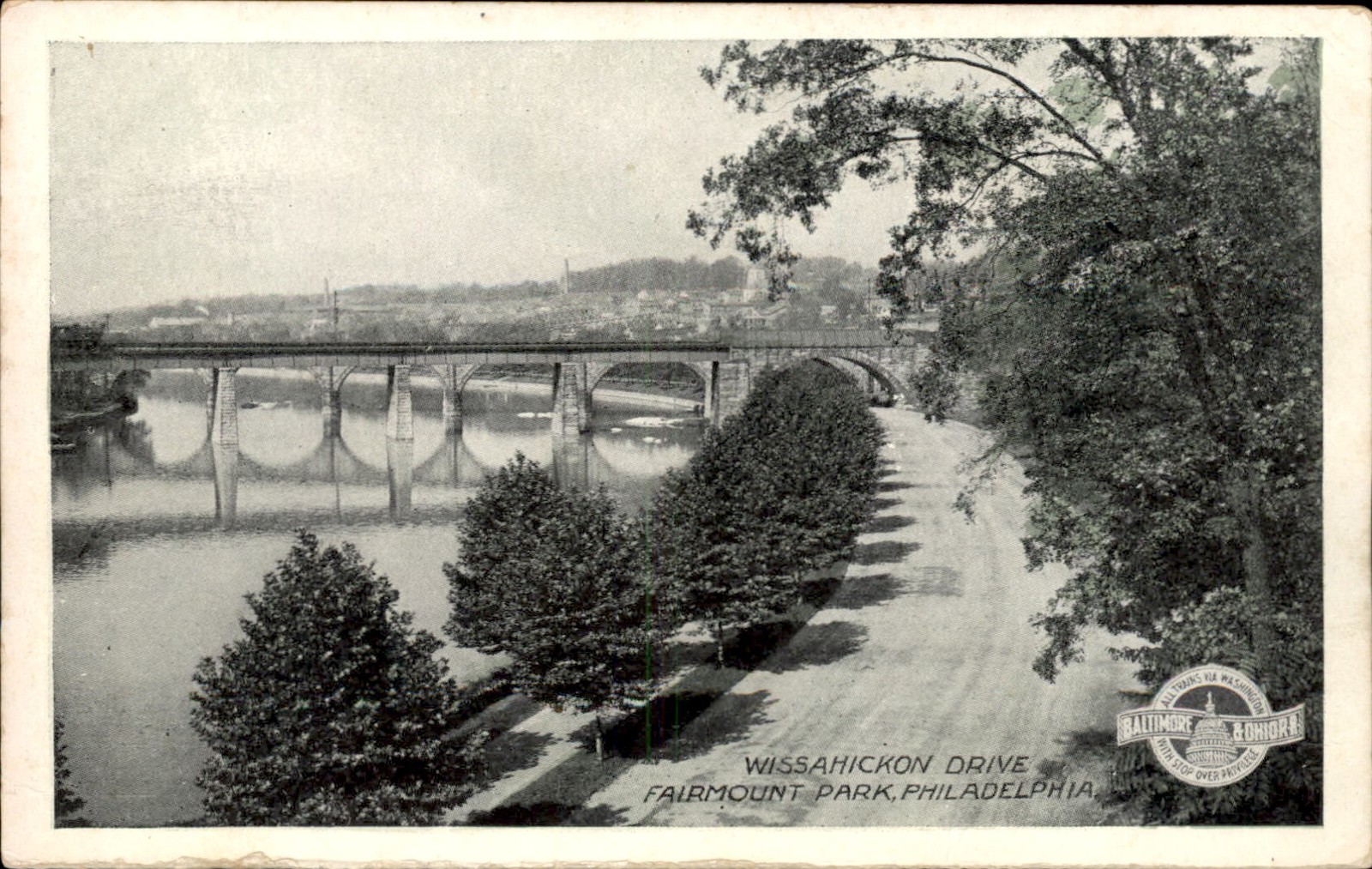 Philadelphia PA Wissahickon Drive c1900s-10s Vintage Postcard Philadelphia PA Wissahickon Drive c1900s-10s Vintage Postcard