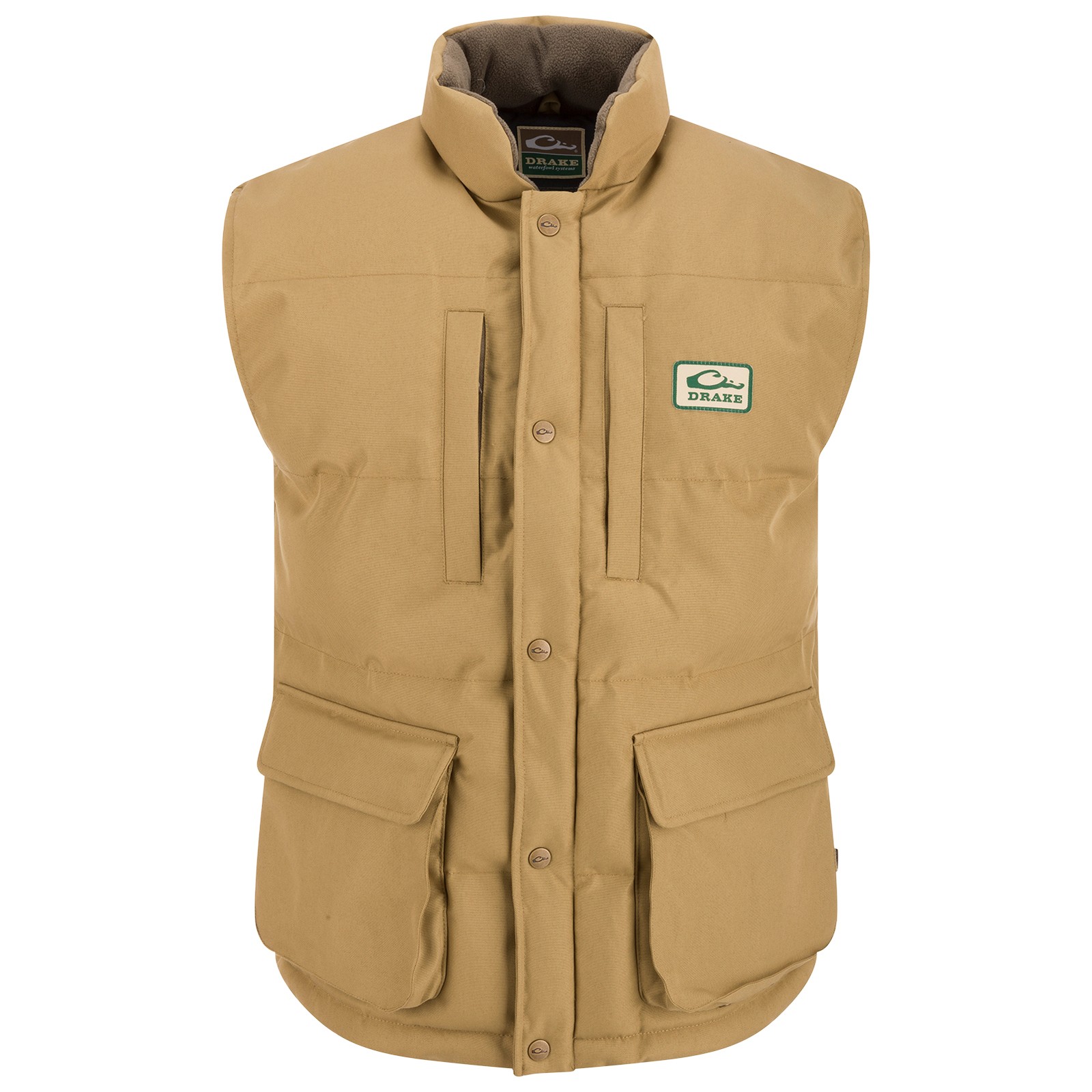 DRAKE Throwback 80 Featherless Puffer Tan Vest (DW0144-TAN)