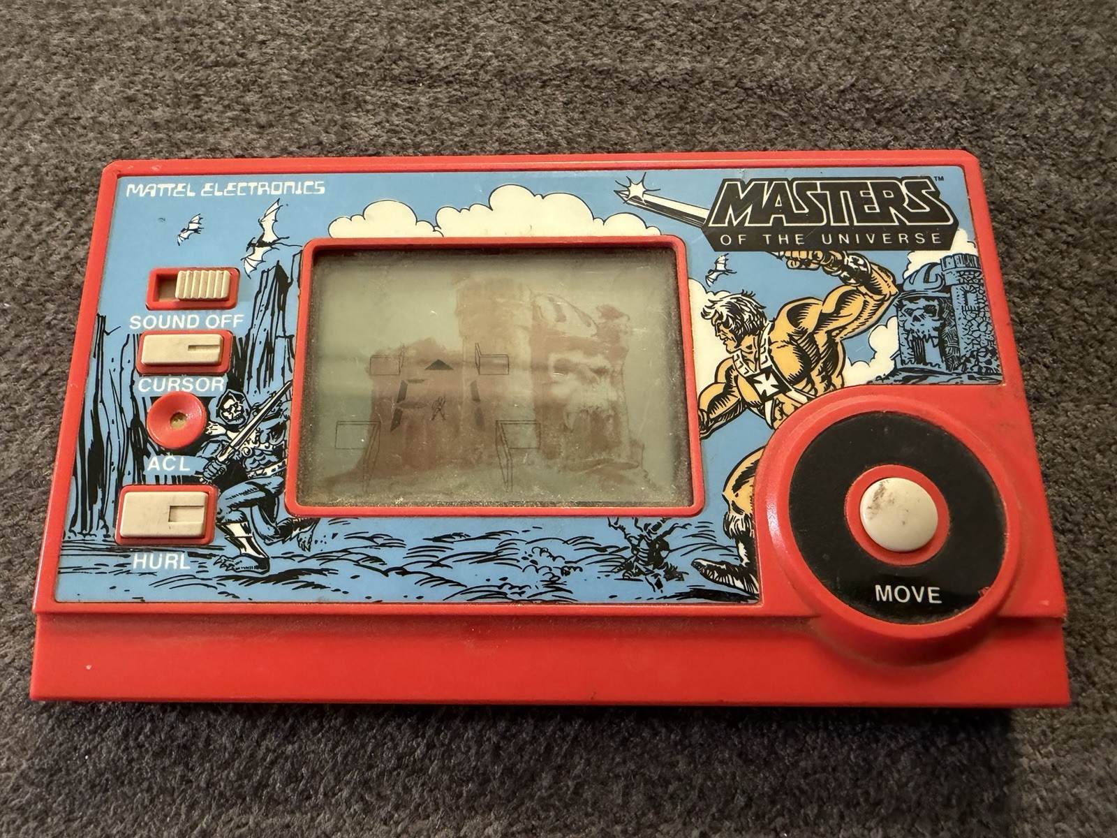 MASTERS OF THE UNIVERSE Electronic LCD Handheld Game MOTU Vintage MATTEL 1982 MASTERS OF THE UNIVERSE Electronic LCD Handheld Game MOTU Vintage MATTEL 1982