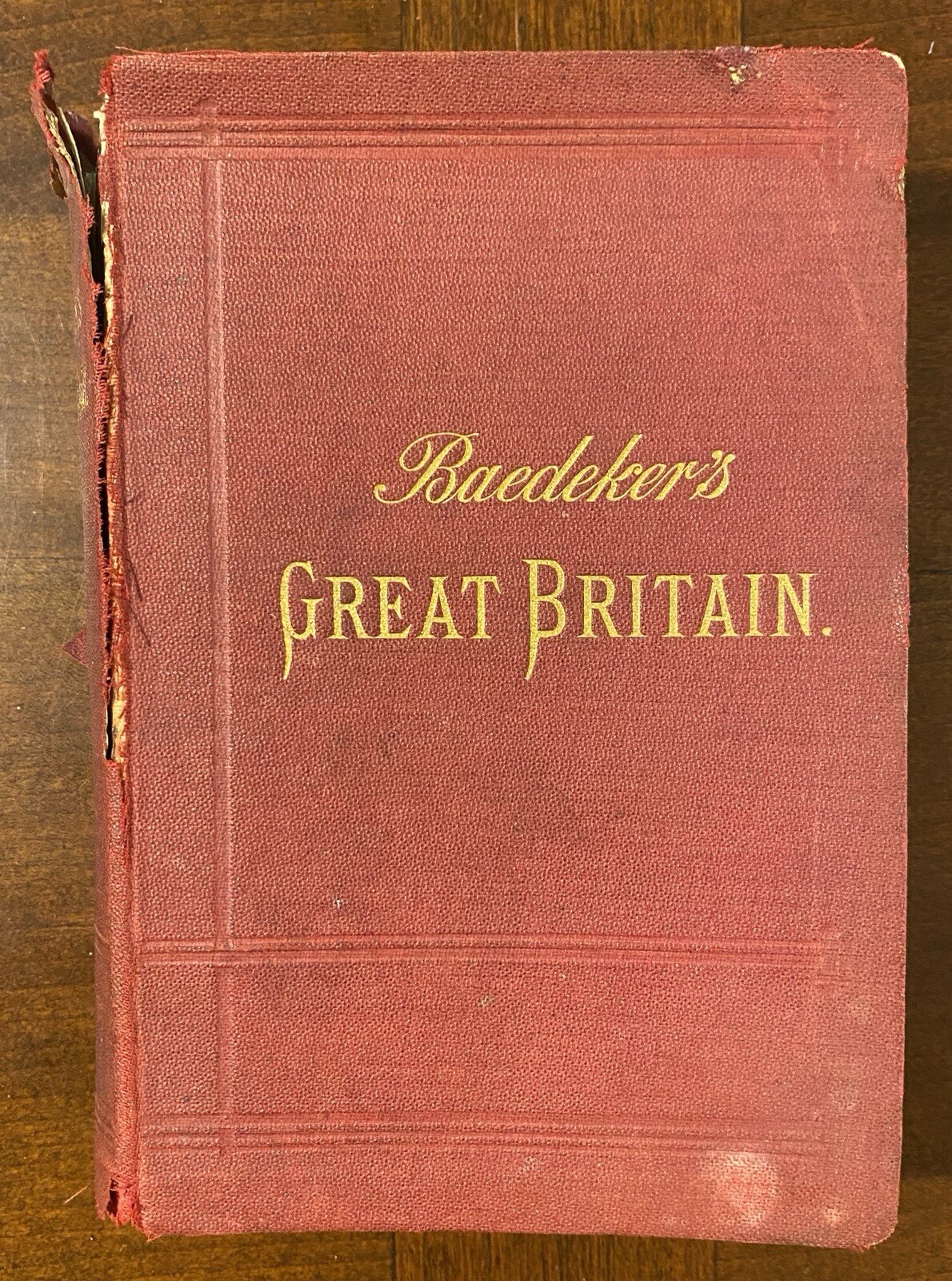 Baedeker's Great Britain 1894 Third edition 15 Maps