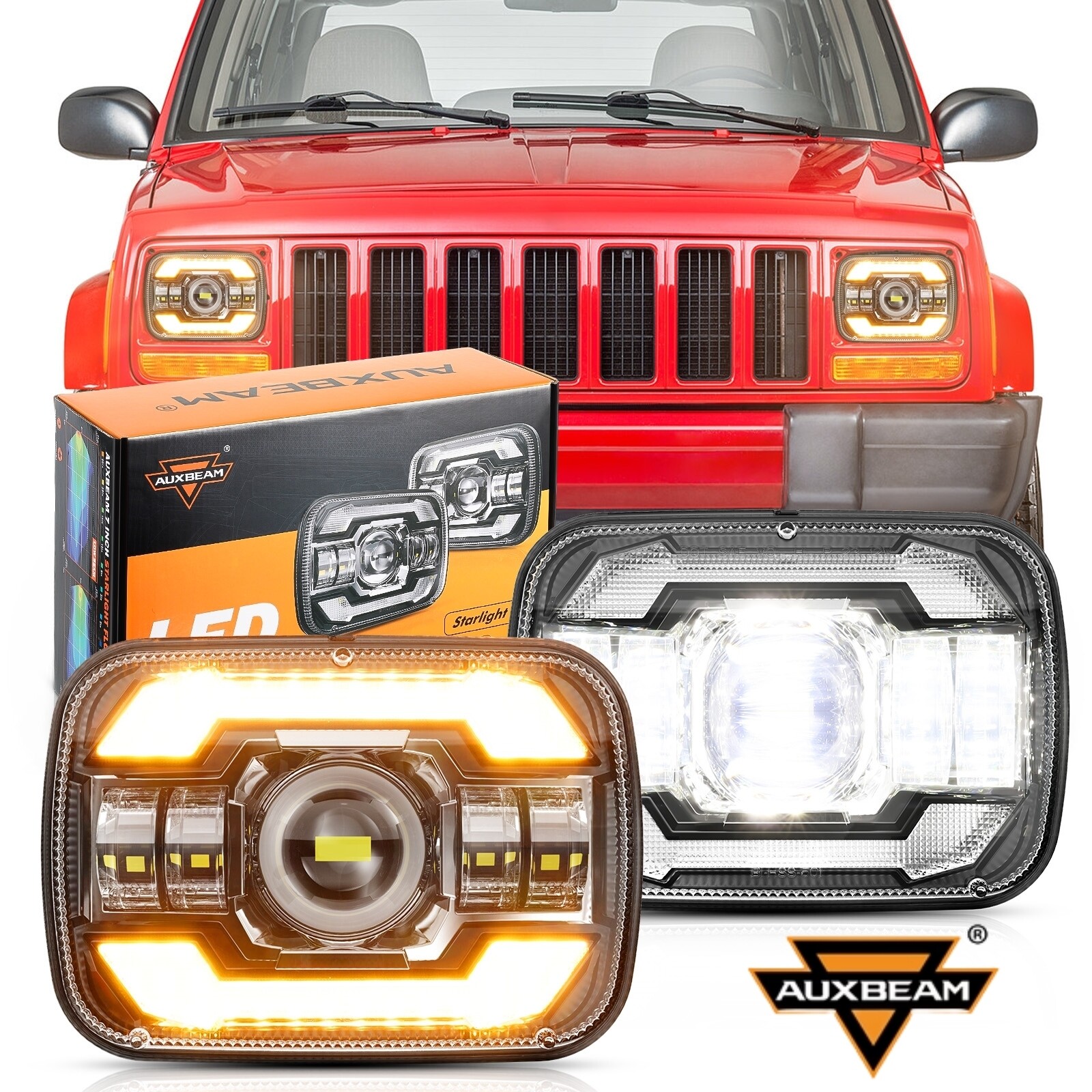 2x Auxbeam 7x6\