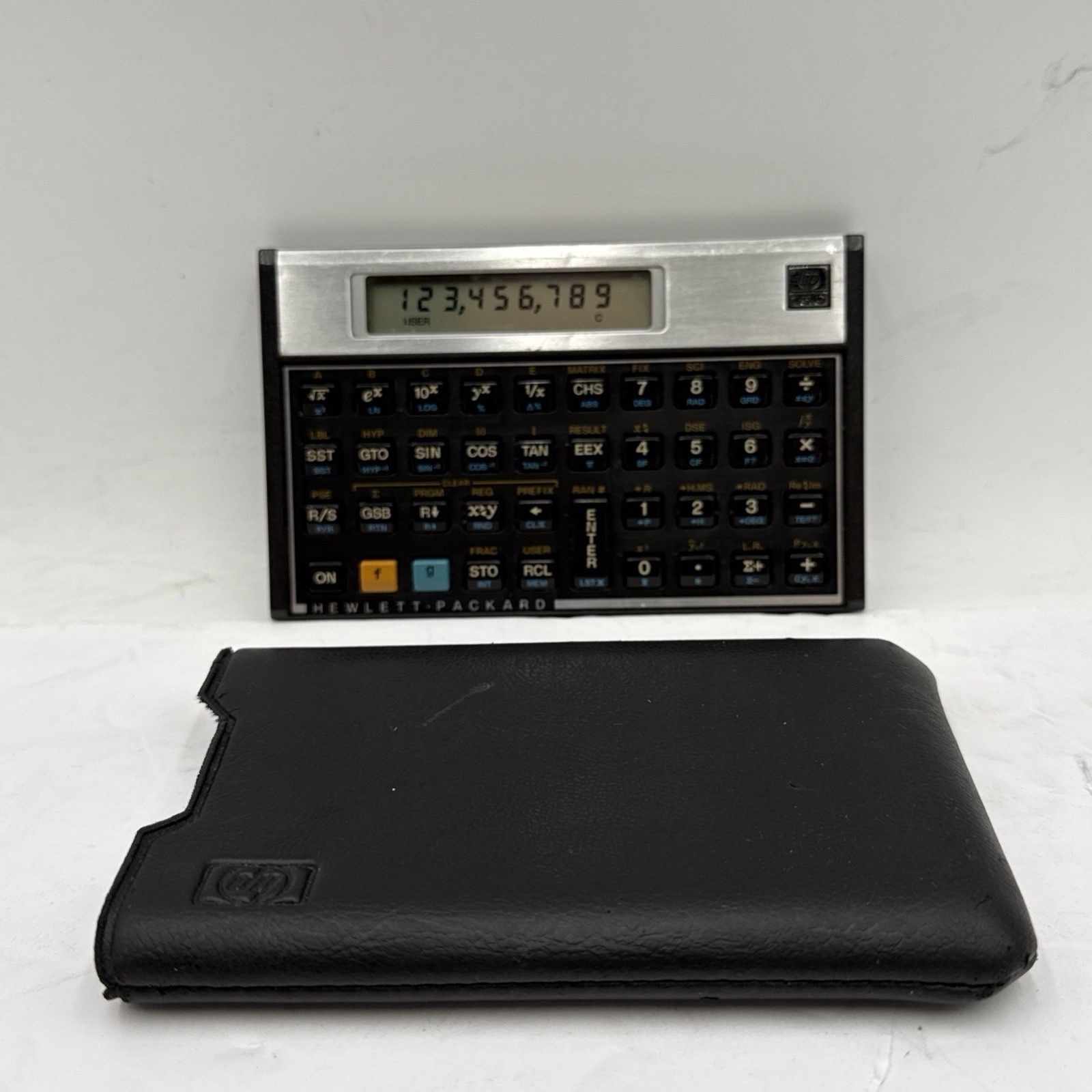 Vintage HP 15C Scientific Programmable Calculator w/ Case Tested LCD Display Vintage HP 15C Scientific Programmable Calculator w/ Case Tested LCD Display