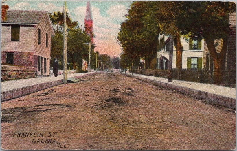 c1910s GALENA, Illinois Postcard \