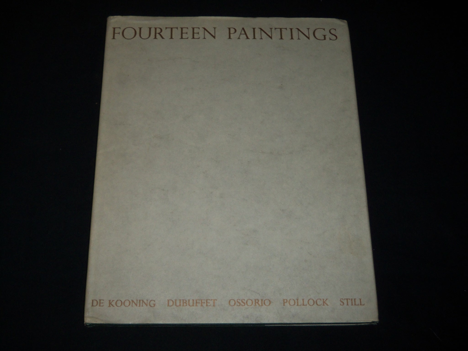 1976 FOURTEEN PAINTINGS BOOK DE KOONING PUB. BY THOMAS GIBSON - FINE ART - D 469 1976 FOURTEEN PAINTINGS BOOK DE KOONING PUB. BY THOMAS GIBSON - FINE ART - D 469