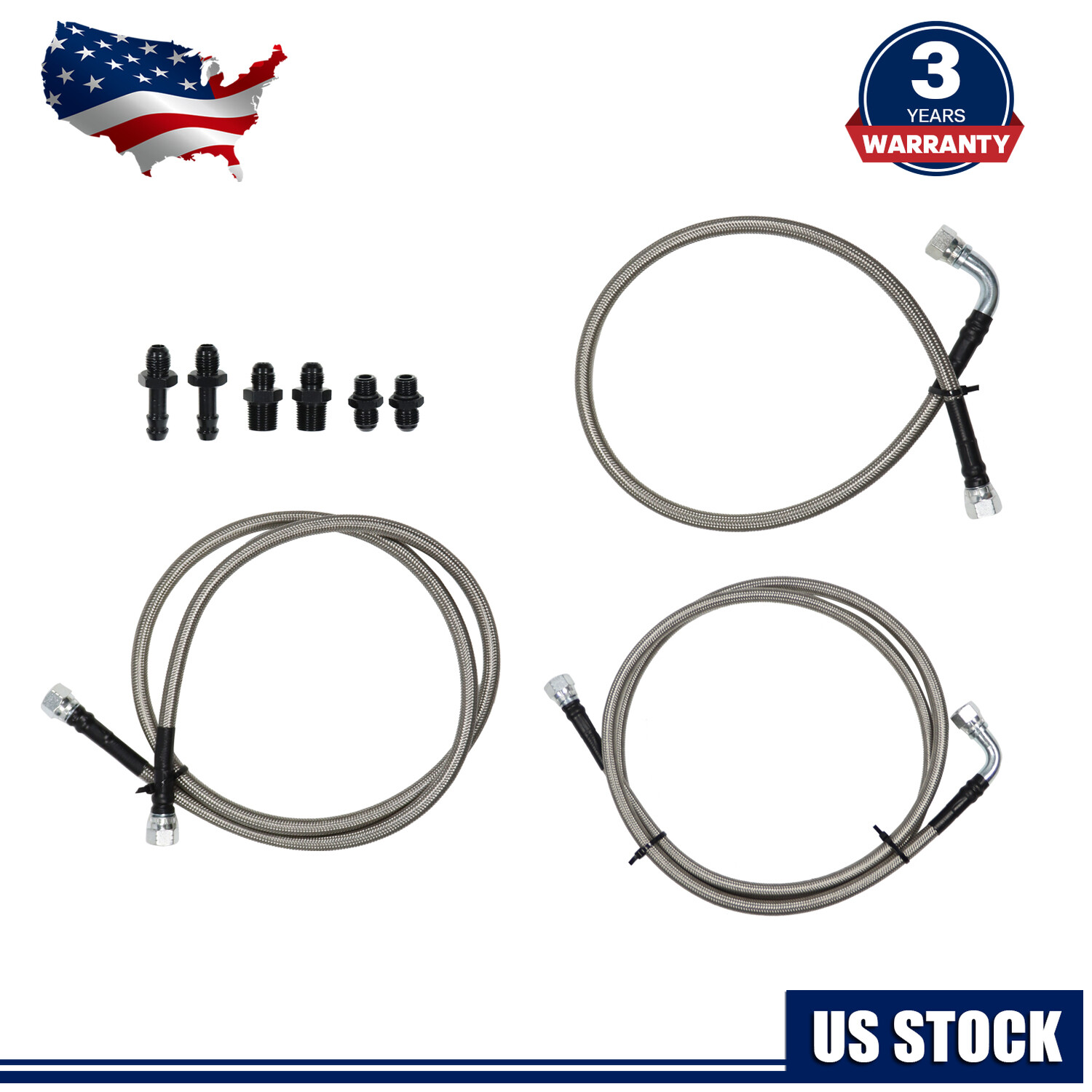 For 1996-2002 Dodge Ram 47RE Transmission Cooler Lines Kit Heavy Duty Hose