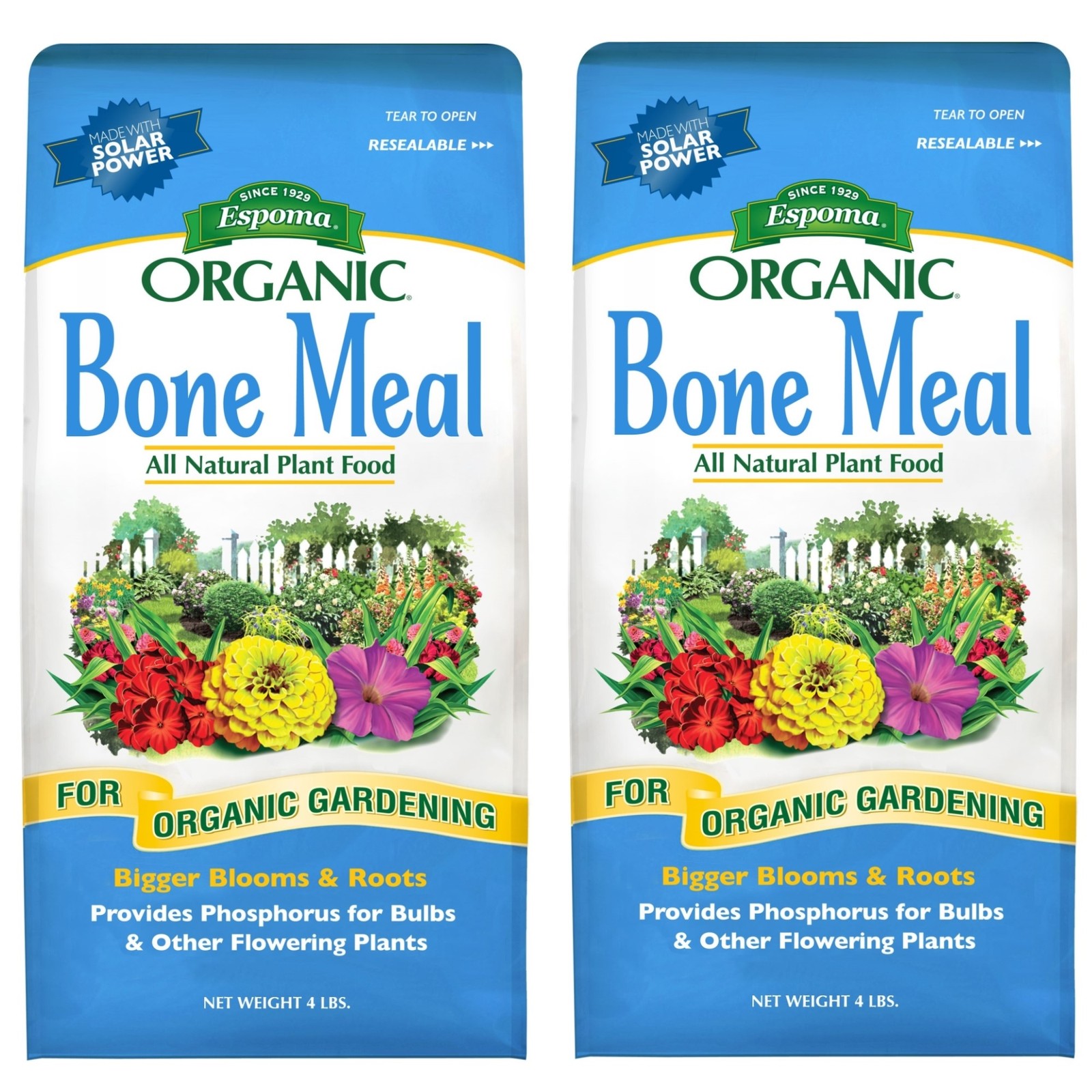 Espoma Organic Bone Meal Plant Food Garden Fertilizer, 4lbs, 2 Pack Espoma Organic Bone Meal Plant Food Garden Fertilizer, 4lbs, 2 Pack