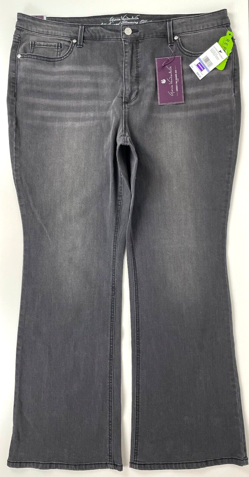 NWT Gloria Vanderbilt Midrise Black Bootcut Jeans Women\'s Size 16 ~ 38Wx32L (J3) NWT Gloria Vanderbilt Midrise Black Bootcut Jeans Women\'s Size 16 ~ 38Wx32L (J3)