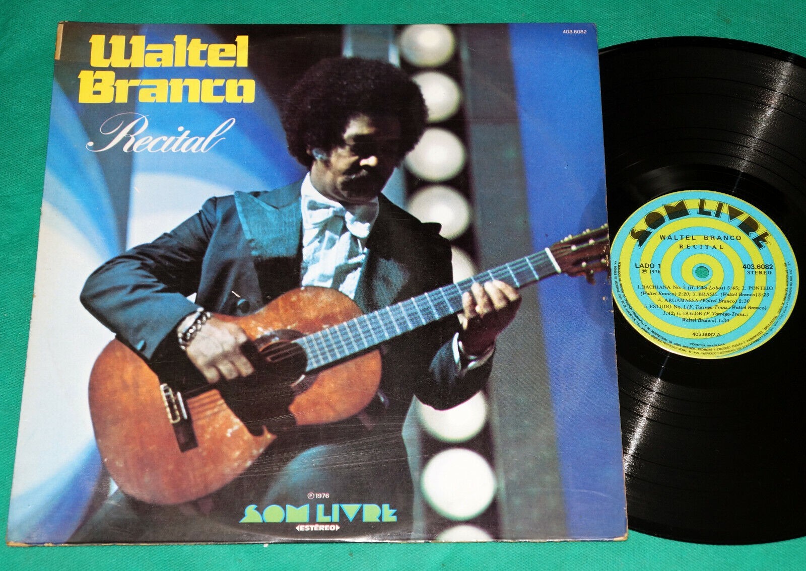 Waltel Branco - Recital BRAZIL 1st press LP 1976 Waltel Branco - Recital BRAZIL 1st press LP 1976