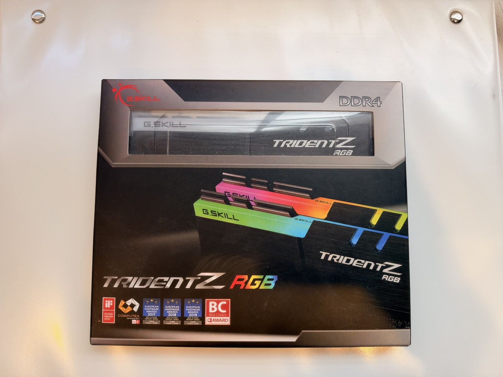 G.Skill TridentZ RGB DDR4-3600 16x2GB Original Packaging, unopened, never used G.Skill TridentZ RGB DDR4-3600 16x2GB Original Packaging, unopened, never used