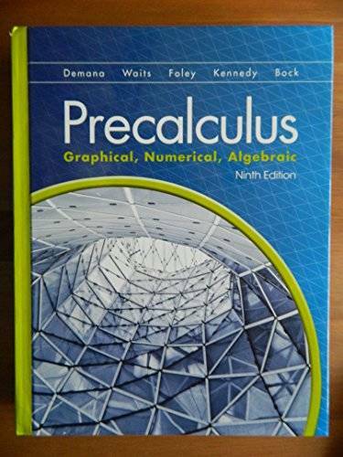 PRECALCULUS:GRAPHICAL,NUMERICA - Hardcover - GOOD PRECALCULUS:GRAPHICAL,NUMERICA - Hardcover - GOOD