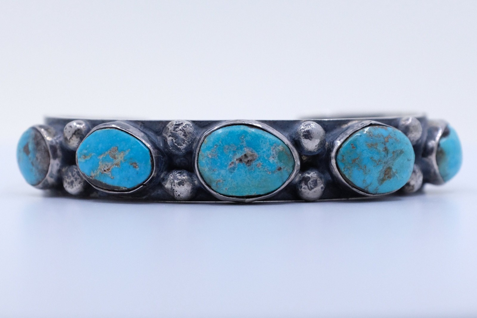 Sterling Silver Turquoise Navajo Cuff Sterling Silver Turquoise Navajo Cuff