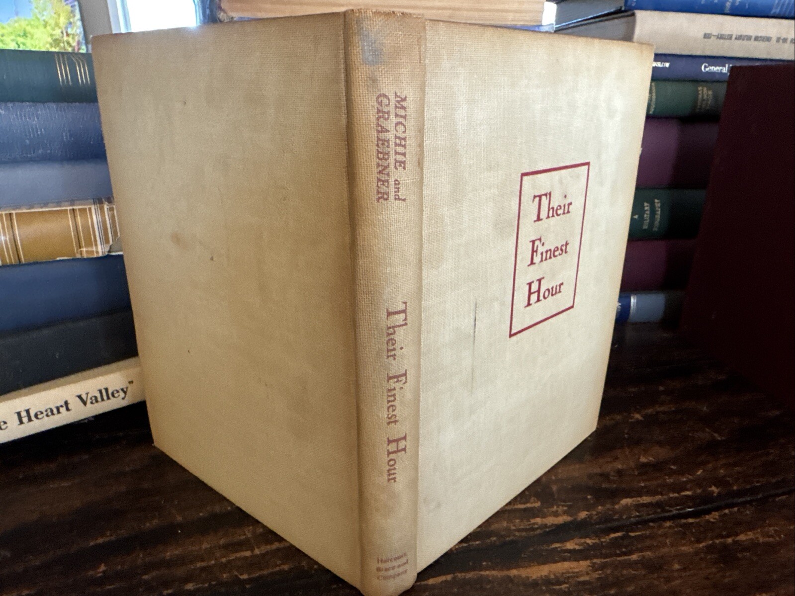 Antique 1941 - THEIR FINEST HOUR War in England - Stated First American Edition