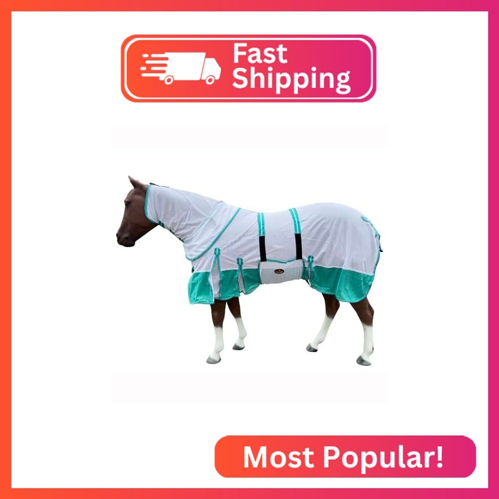 HILASON Horse Fly Sheet Breathable Mesh UV Protection Mosquito Bug Summer