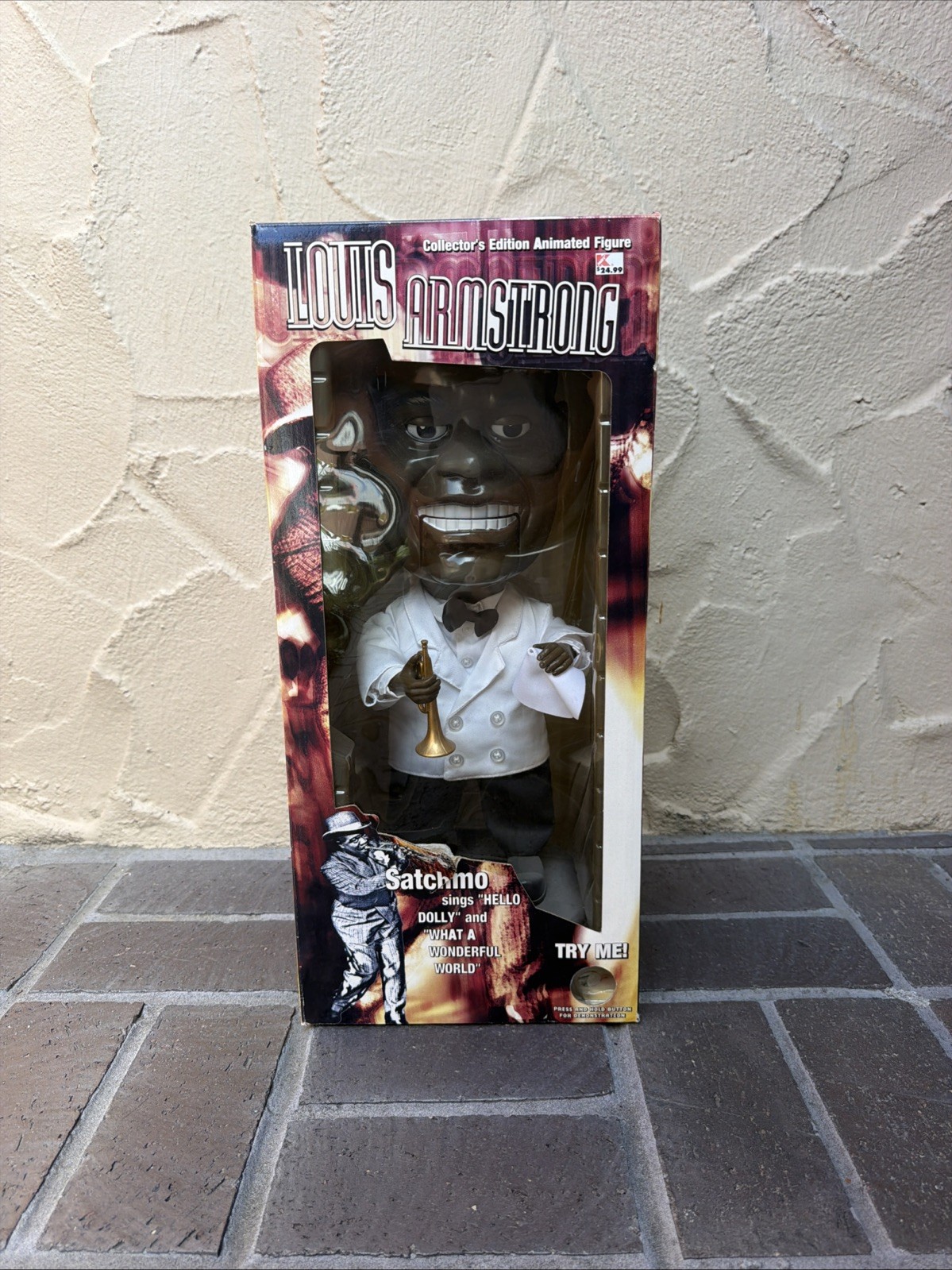 Gemmy Pop Culture Series Louis Armstrong Satchmo Doll 18