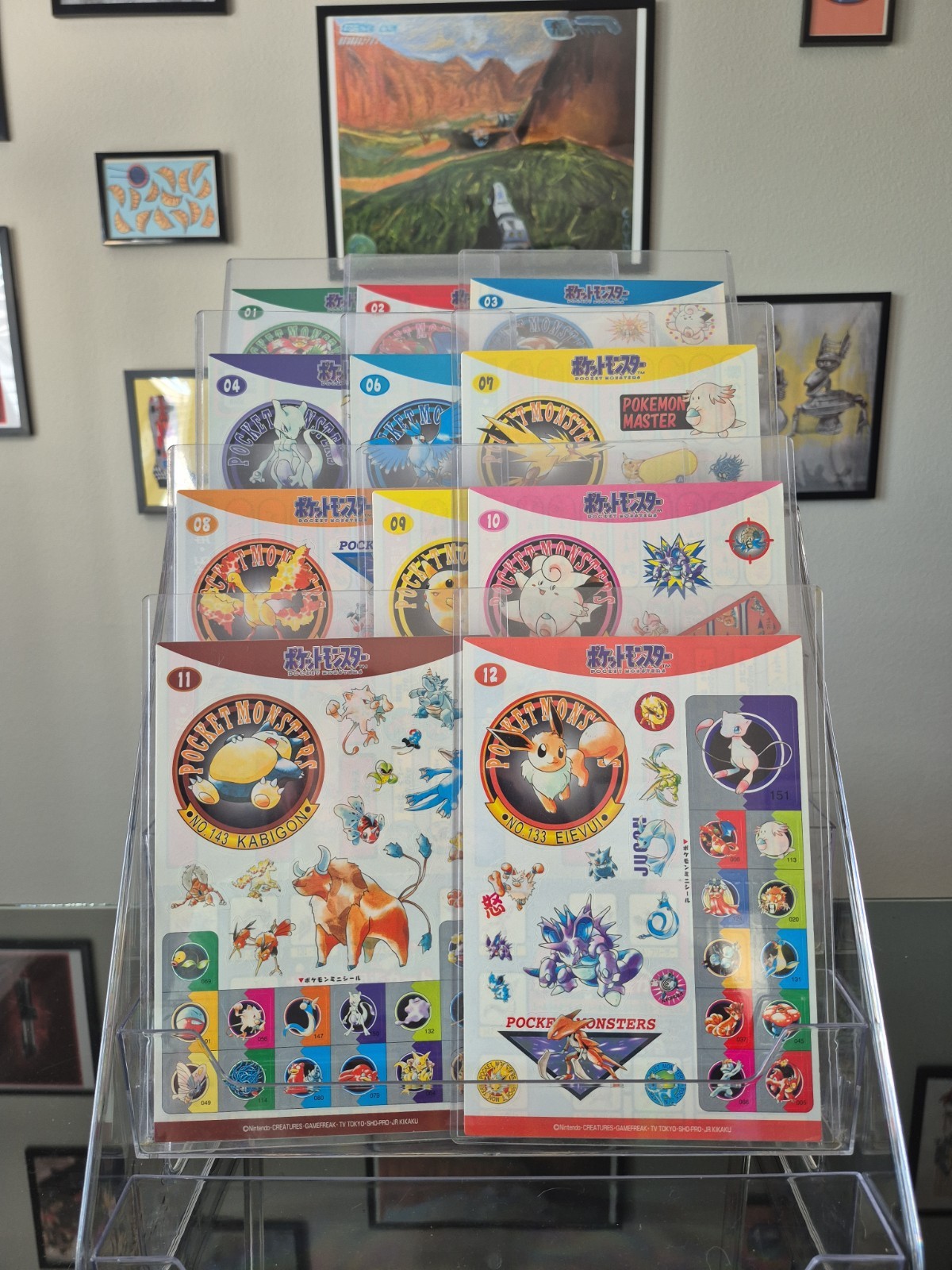 1997 Pokémon Japanese Zukan Jumbo Card Unpeeled (Set 1-4 & 6-12) - Damage (back) 1997 Pokémon Japanese Zukan Jumbo Card Unpeeled (Set 1-4 & 6-12) - Damage (back)