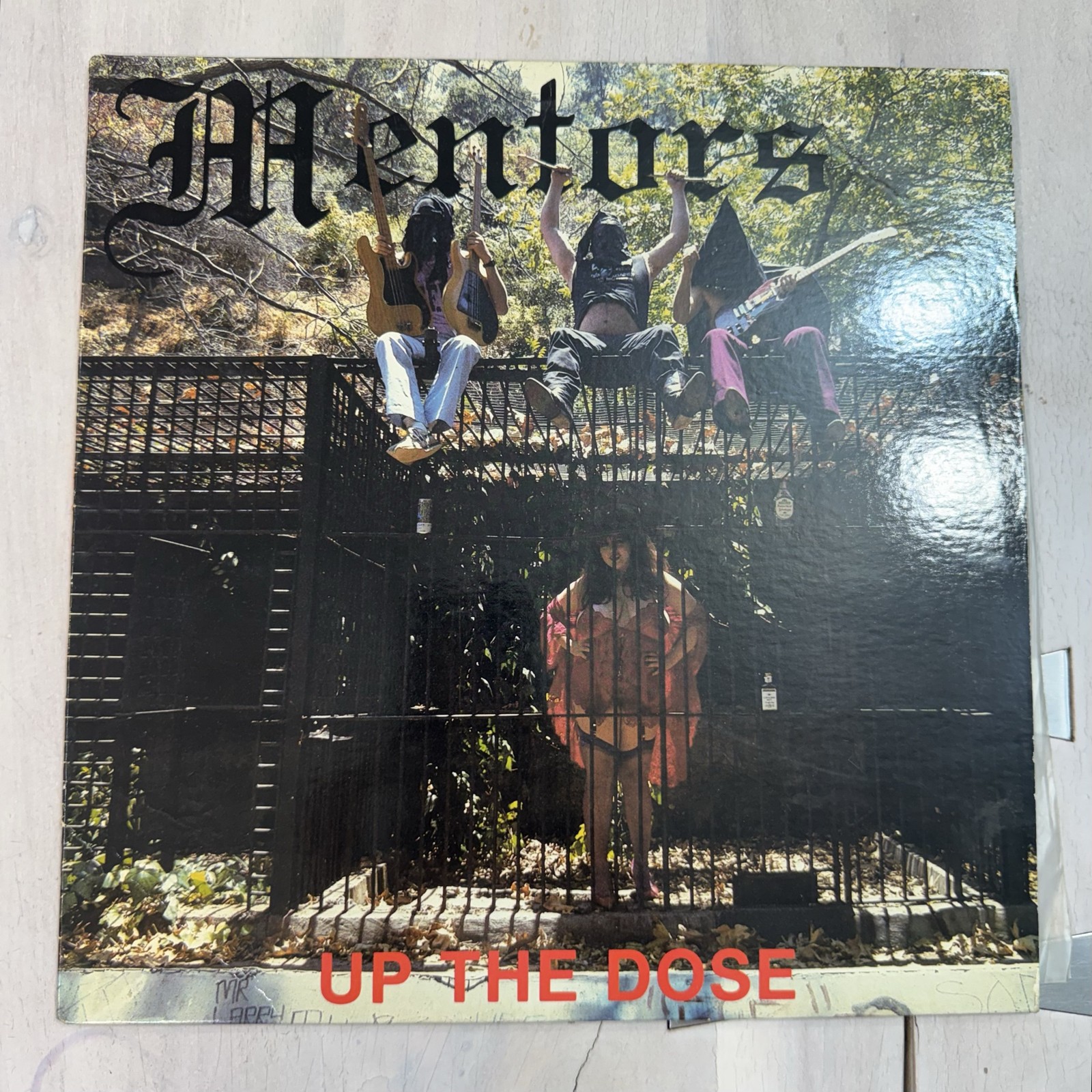 Death Records The Mentors Up The Dose 1986 LP Vinyl Record 33 1/3 RPM Stereo