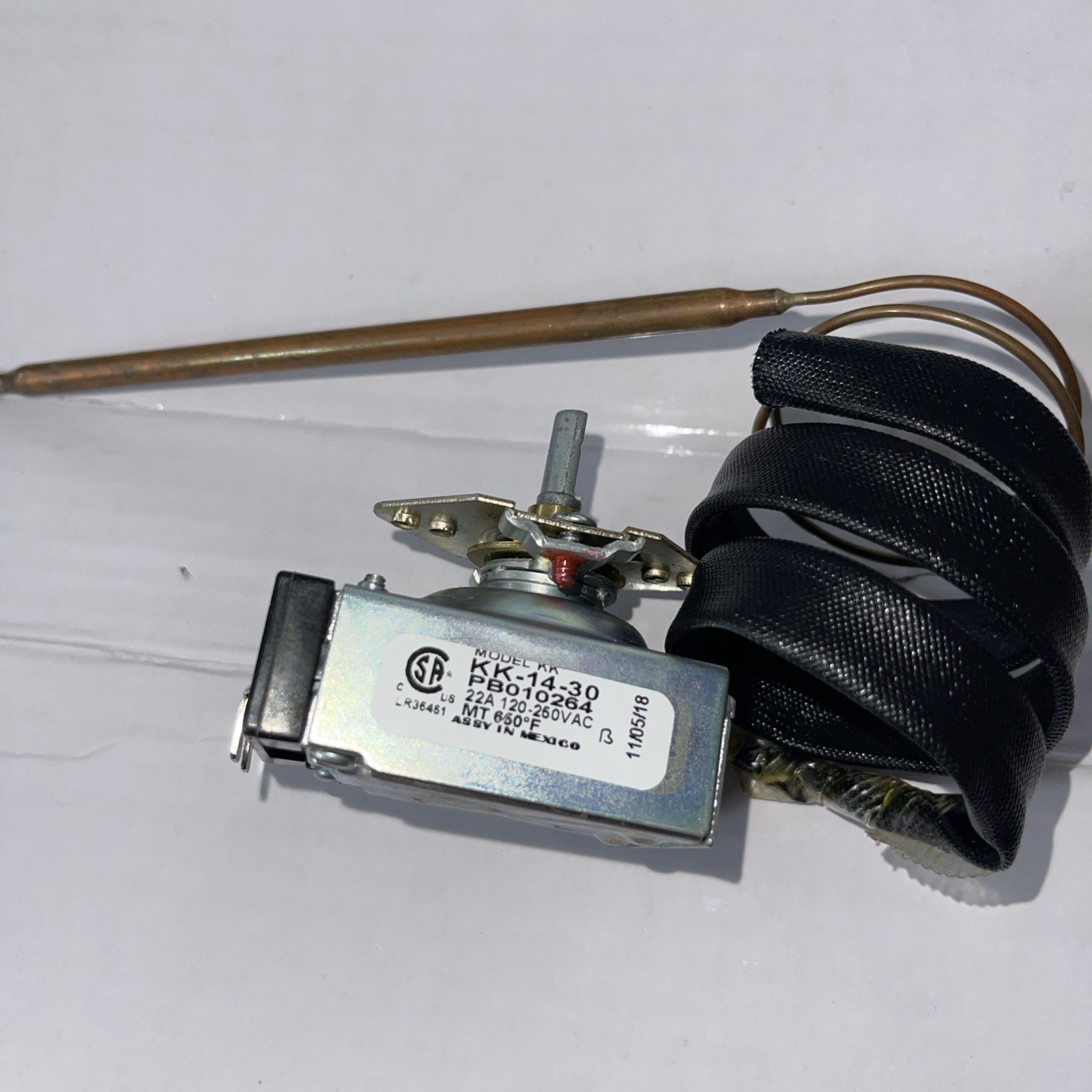 Viking Professional Range Griddle Thermostat OEM Part PB010264 Viking Professional Range Griddle Thermostat OEM Part PB010264