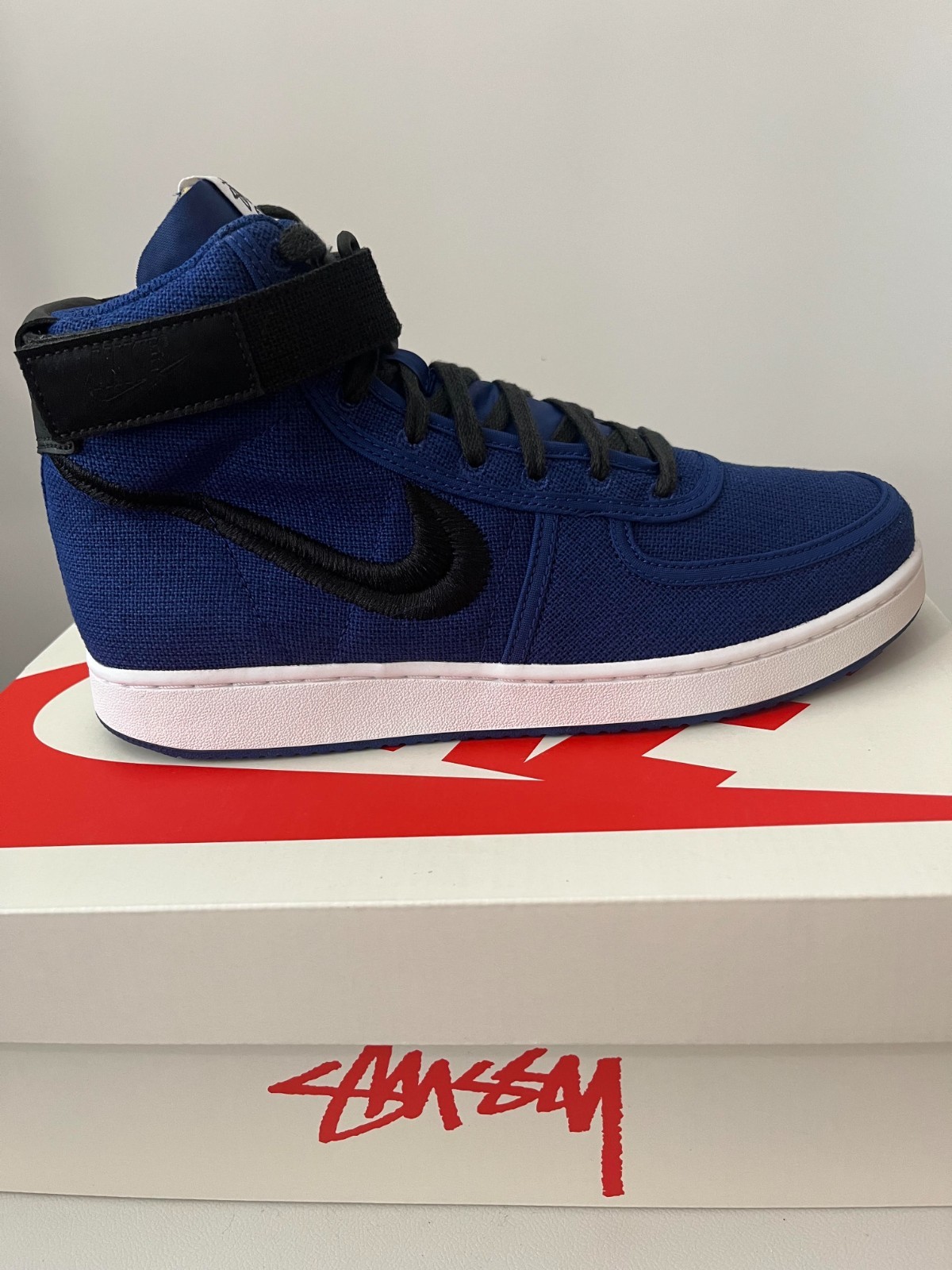 Nike Vandal High x Stüssy| Deep Royal Blue | Sz 8 | NWT DX5425400 Nike Vandal High x Stüssy| Deep Royal Blue | Sz 8 | NWT DX5425400