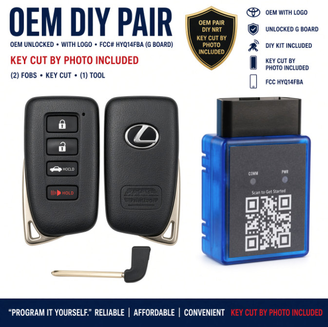 DIY KIT FOR Original Oem Virgin Lexus ES300H ES350 Smart Key HYQ14FBA G Board DIY KIT FOR Original Oem Virgin Lexus ES300H ES350 Smart Key HYQ14FBA G Board