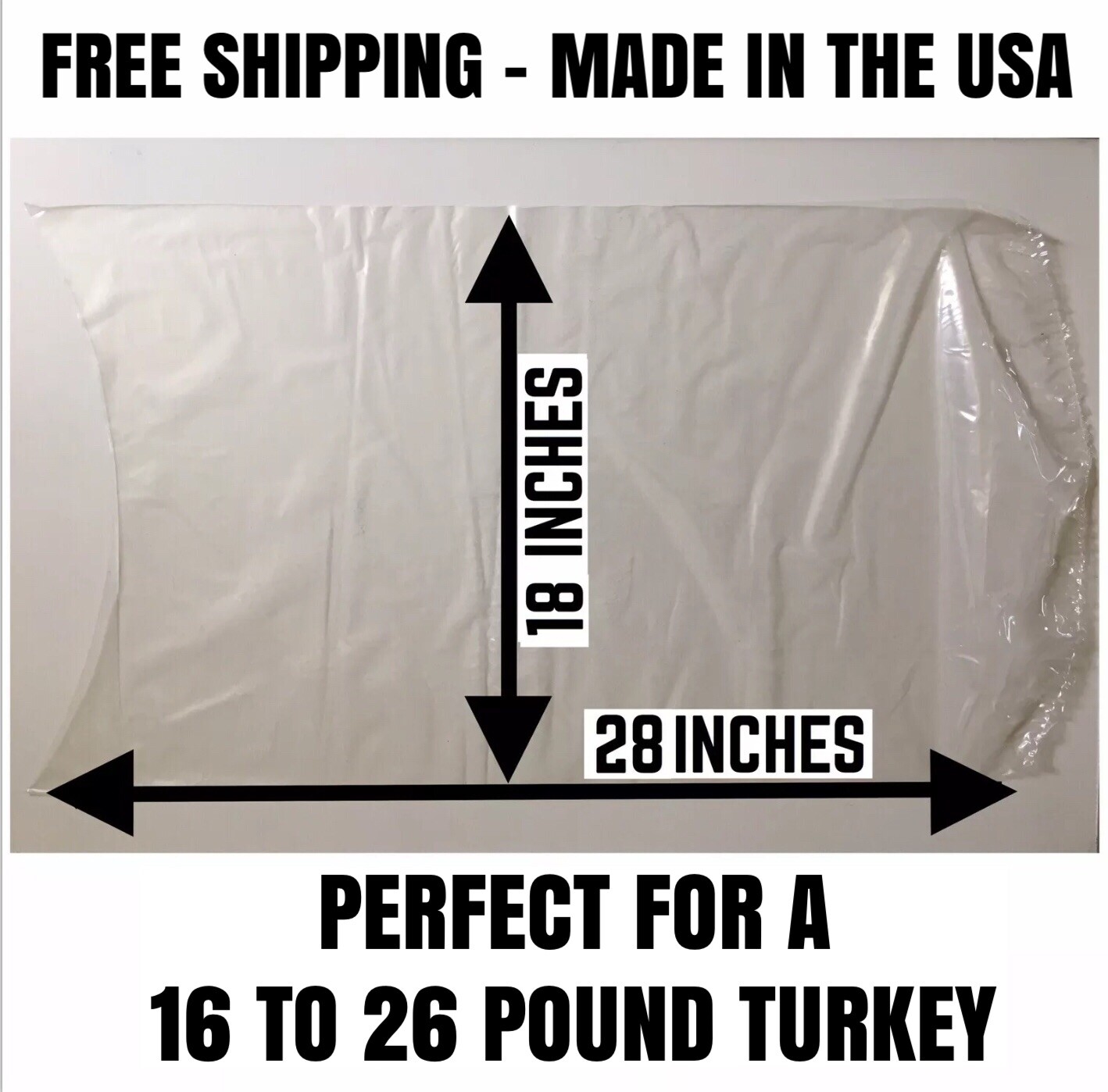 Turkey Shrink Bags (10) 18