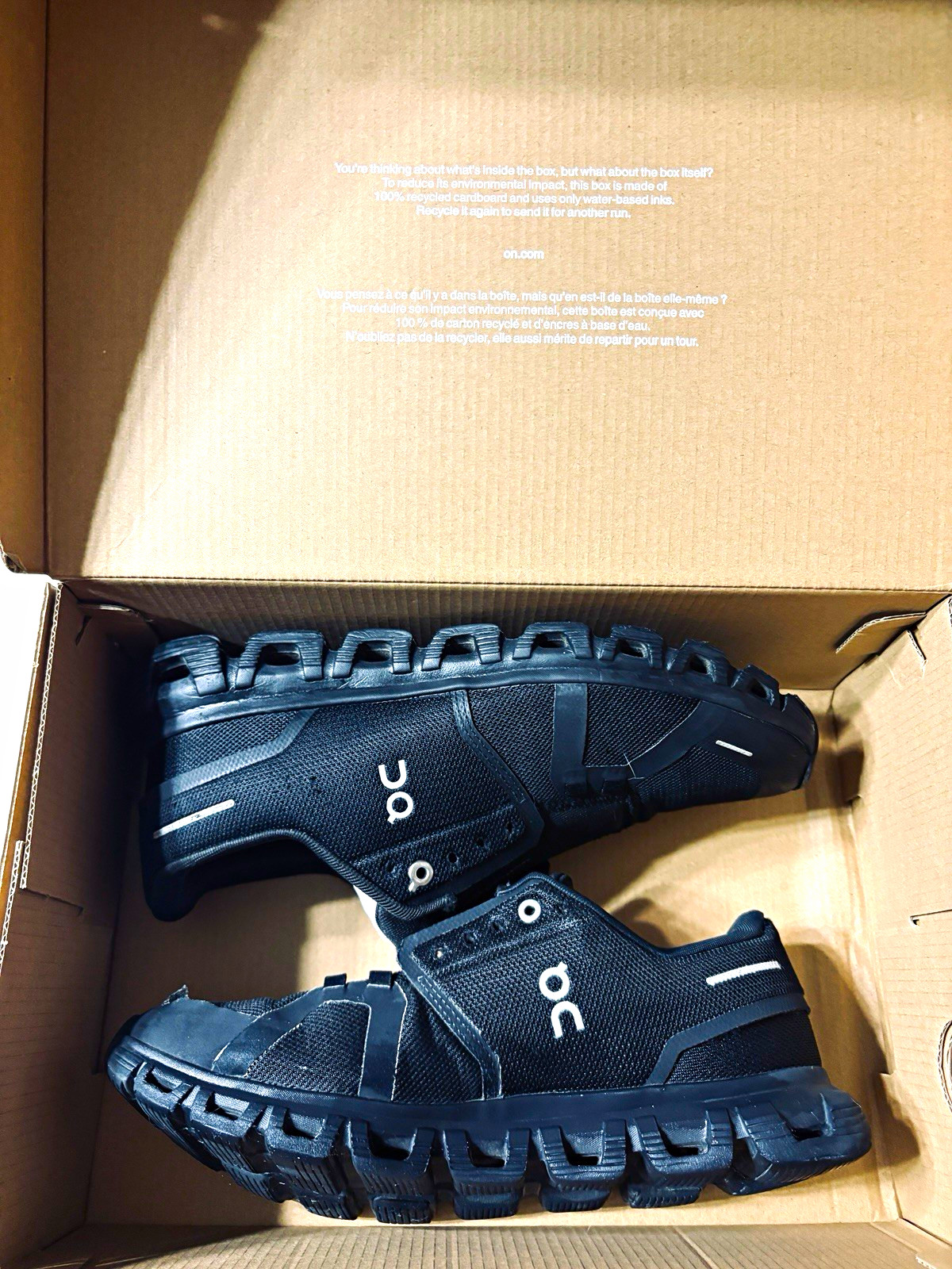 On Cloud 6 Men’s Triple Black Mesh black and black athletic shoes size 8.5 no sh On Cloud 6 Men’s Triple Black Mesh black and black athletic shoes size 8.5 no sh