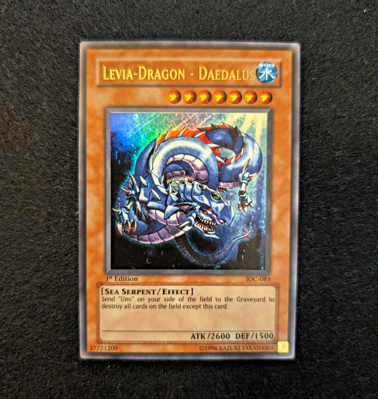 KONAMI YUGIOH LEVIA-DRAGON - DAEDALUS IOC-083 ULTRA FOIL 1ST ED