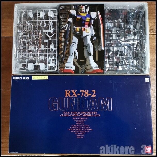 Mobile Suit Gundam RX-78-2 PG 1/60 Perfect Grade BANDAI Plastic Model Kit Mobile Suit Gundam RX-78-2 PG 1/60 Perfect Grade BANDAI Plastic Model Kit