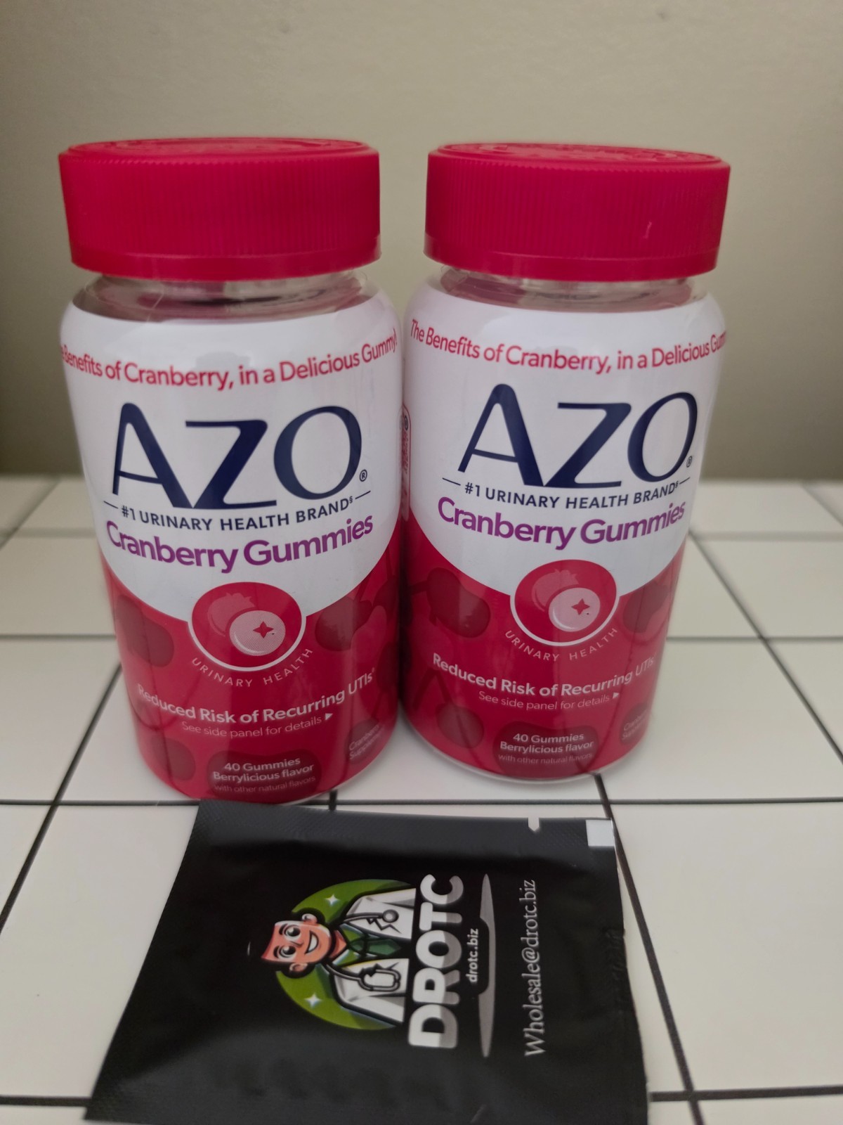 LOT OF 2 AZO Cranberry Gummies 40 Count Berry Exp 02/2027 Urinary Tract Health LOT OF 2 AZO Cranberry Gummies 40 Count Berry Exp 02/2027 Urinary Tract Health