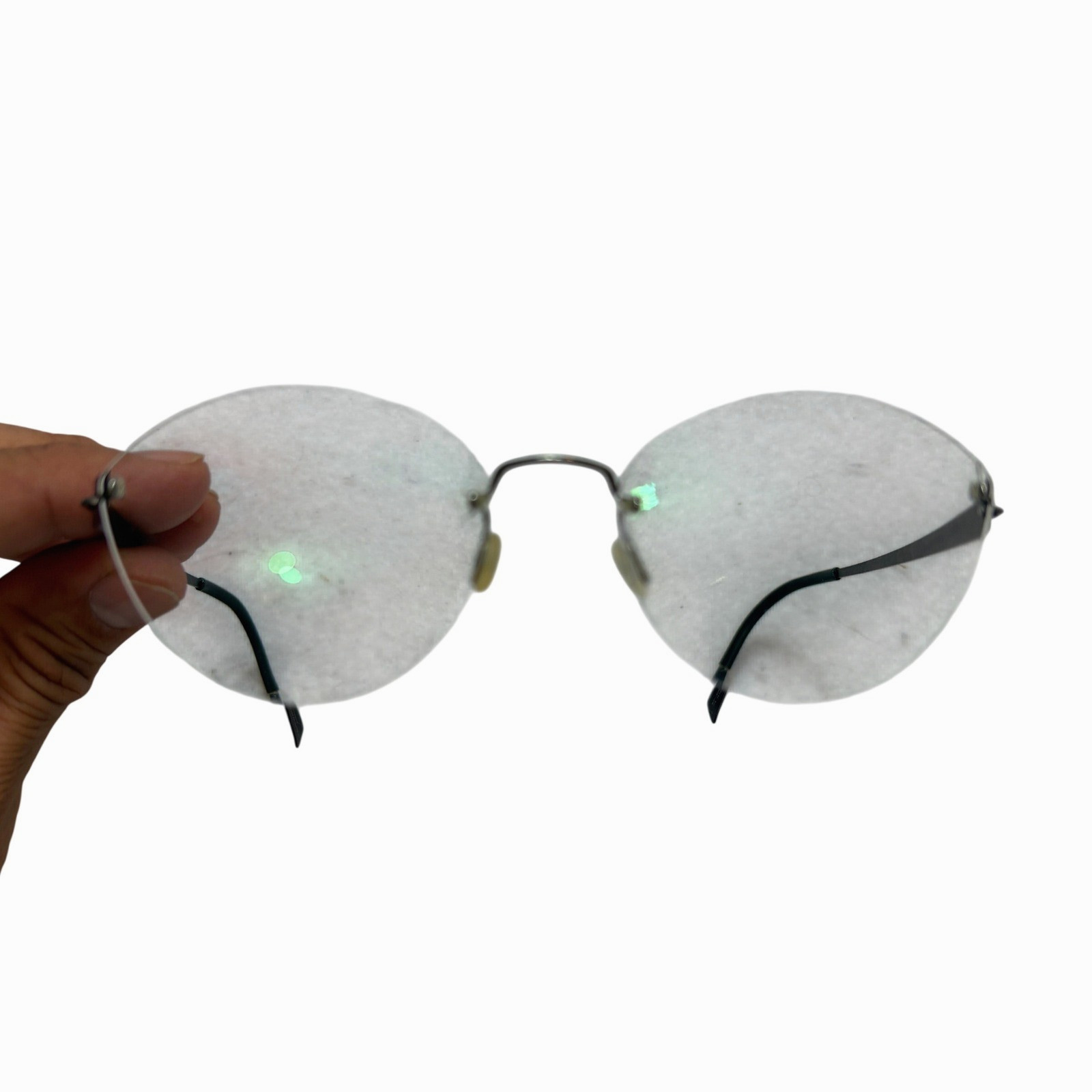Lindberg Spirit Eyeglasses OS Black Rimless Danish Design 071/82DD Titanium 