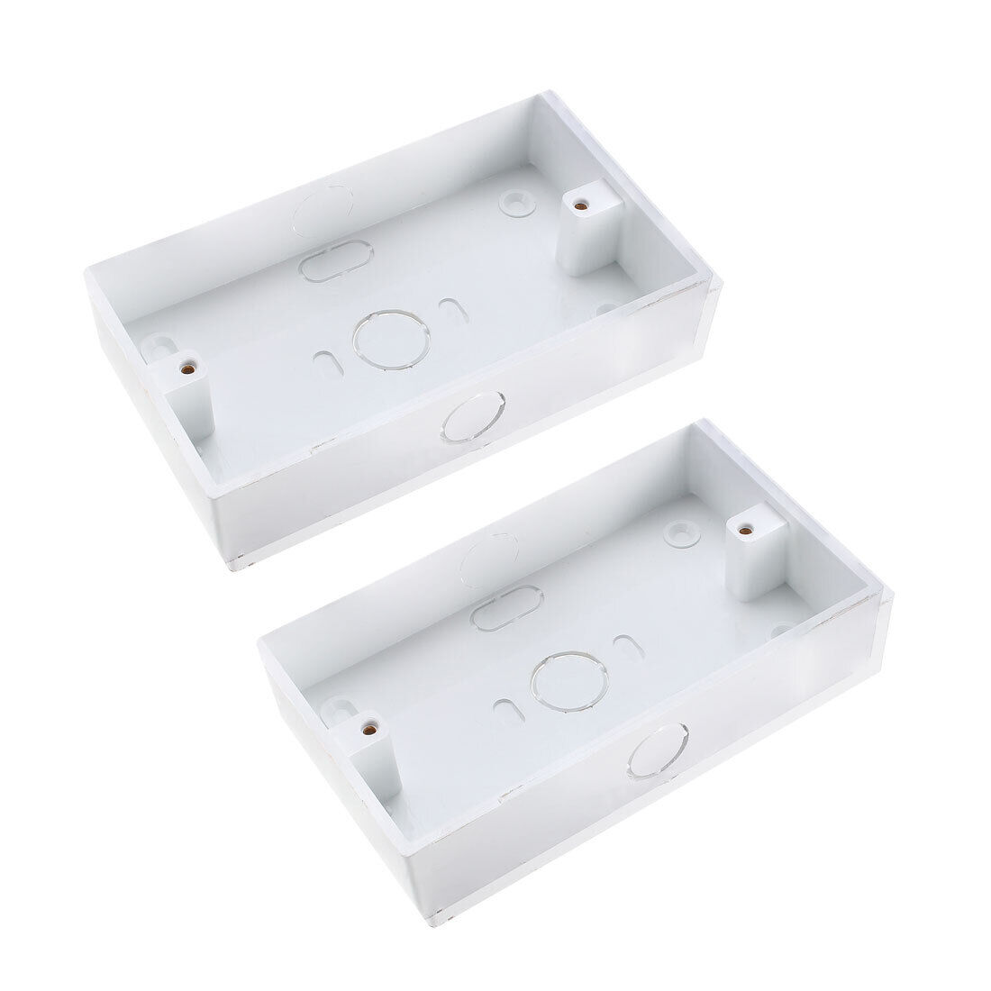 2pcs Wall Switch Box 146 x 85 x 32mm Electrical Outlet Surface Mount Single Gang