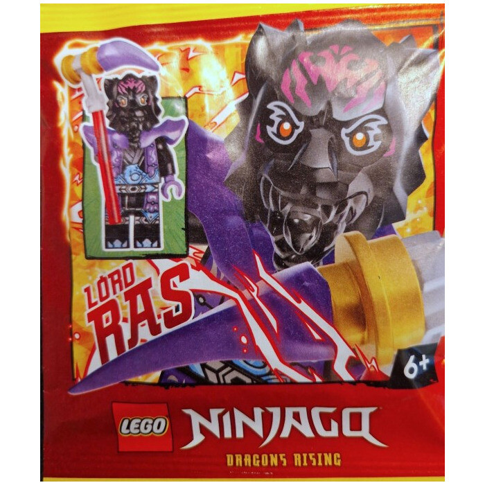 LEGO Ninjago Dragons Rising Lord Ras Paper Bag 892409 (SEALED)