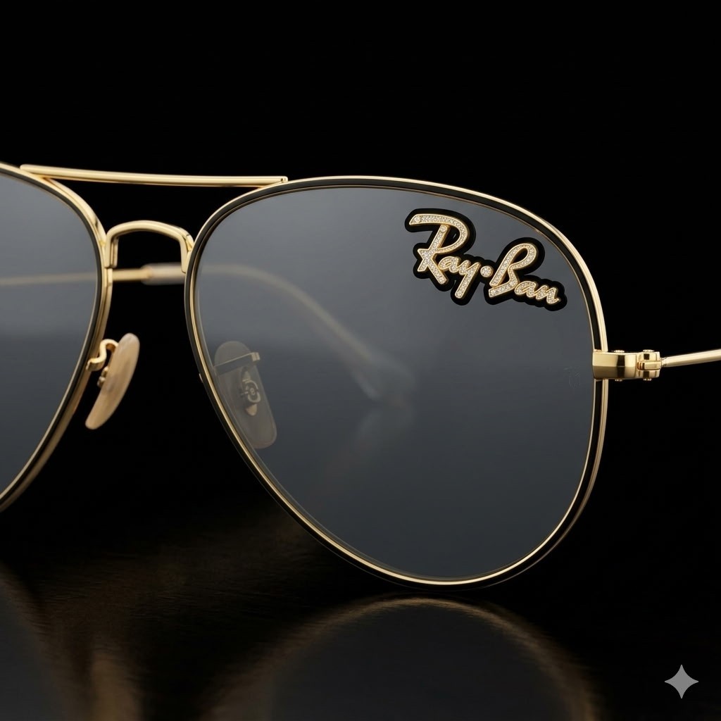 (10) 1cm sticker decal logo for glasses RAY BAN Aviators Replacement Decals (10) 1cm sticker decal logo for glasses RAY BAN Aviators Replacement Decals