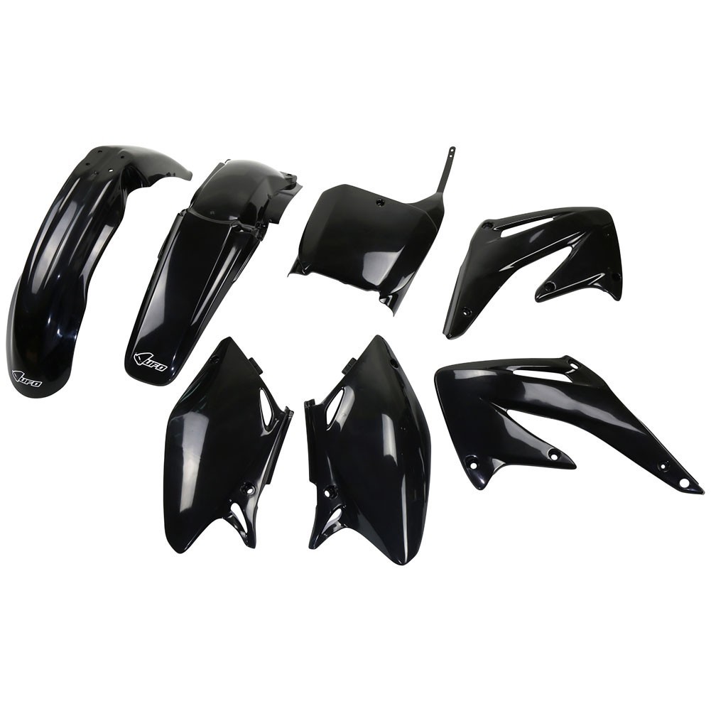 UFO PLAST Complete Black Plastic Kit For Honda CRF450R 2002-2003 - HOKIT106@001 UFO PLAST Complete Black Plastic Kit For Honda CRF450R 2002-2003 - HOKIT106@001
