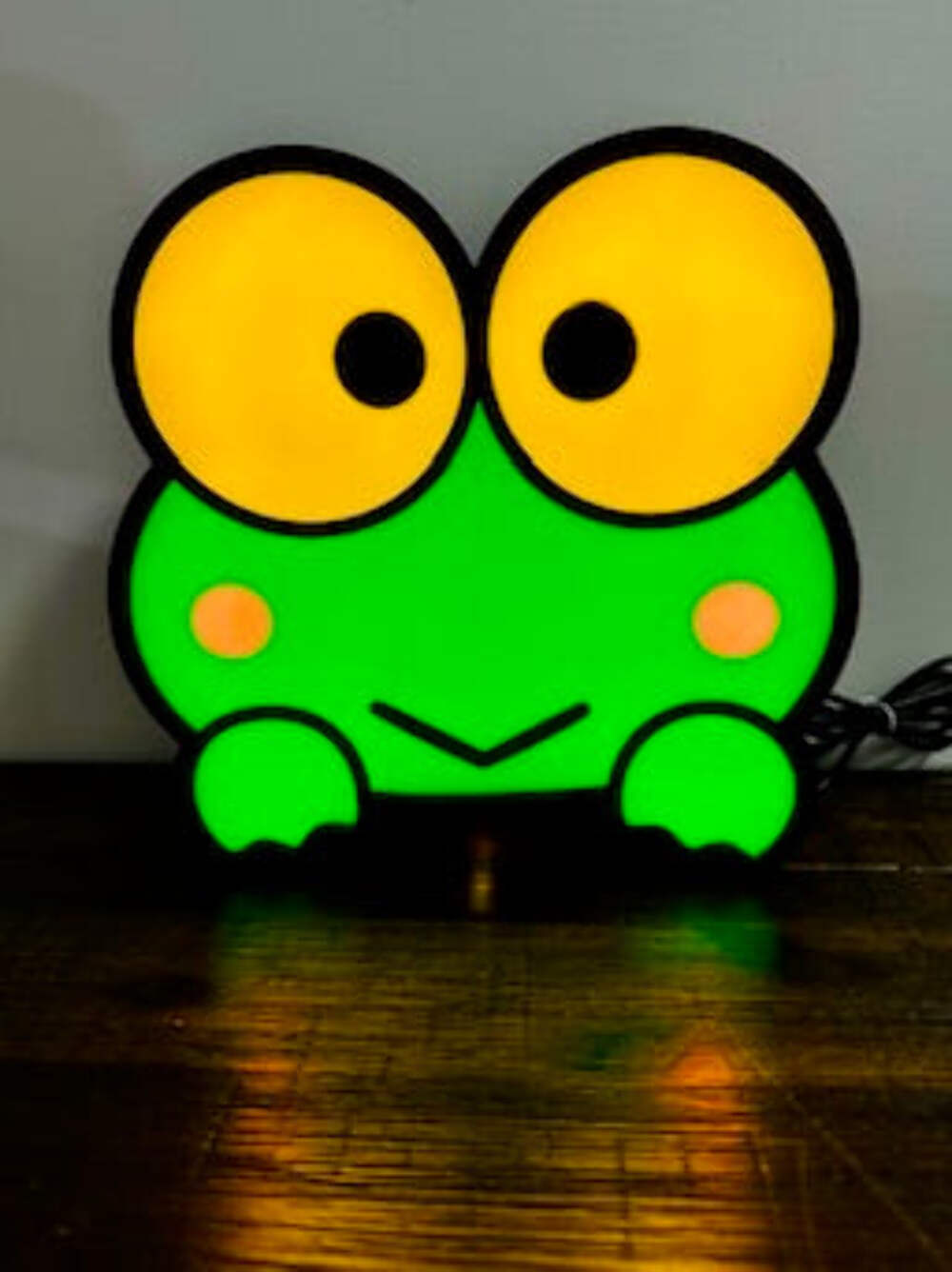Hello Kitty - Keroppi - LED Light Up Sign / LED Night Light - USB Powered