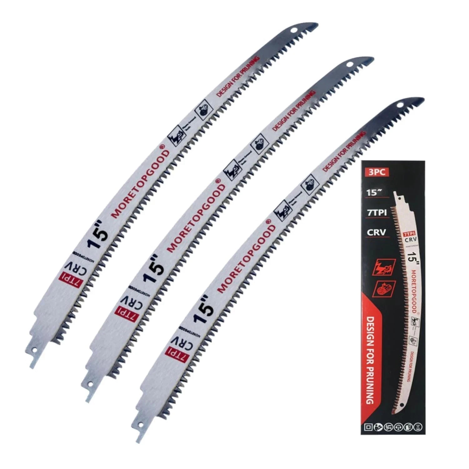 EZARC 15 Inch Reciprocating Saw Blade Japanese Teeth Wood Pruning Arc Edge