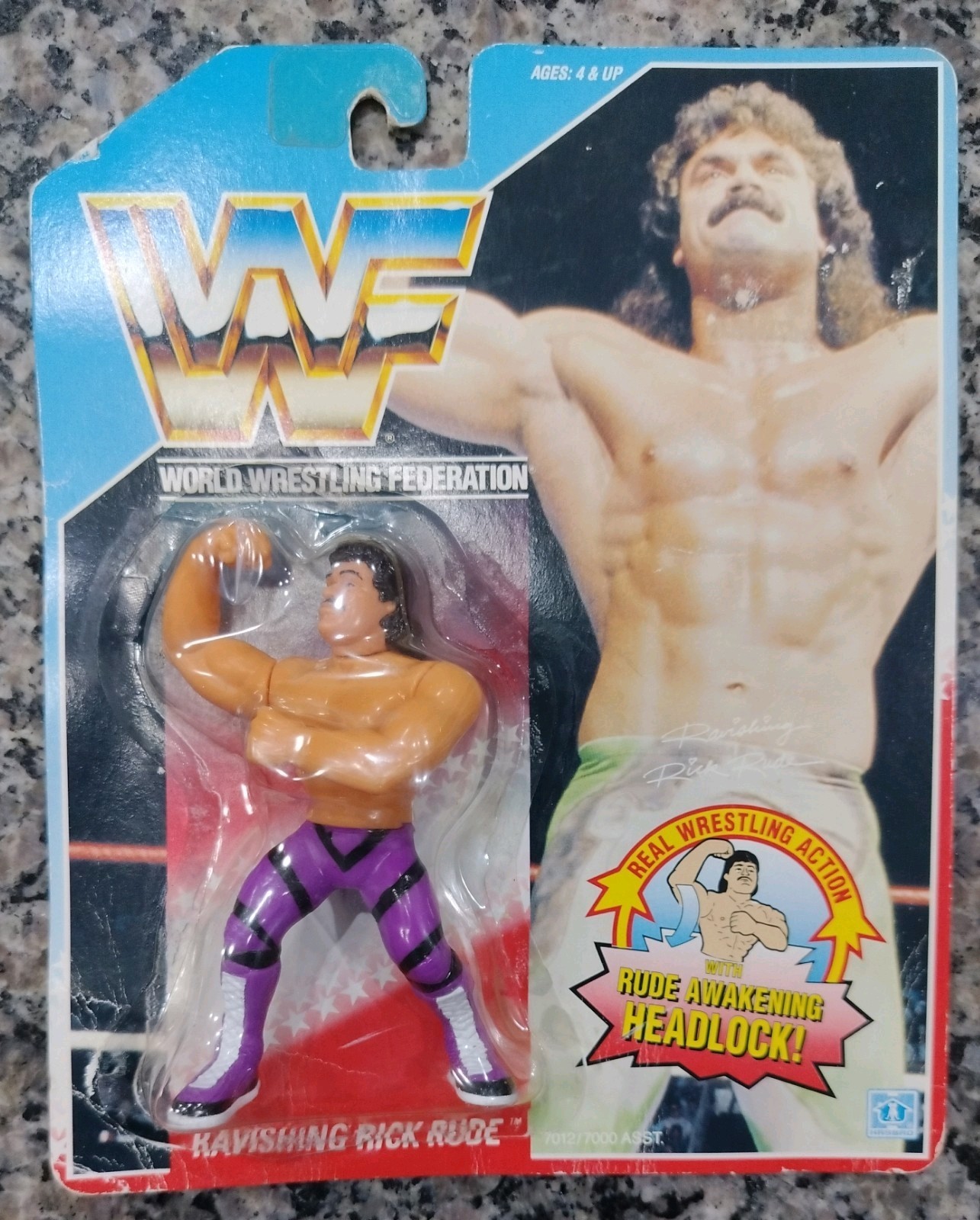 Ravishing Rick Rude - WWF Hasbro 1990 MOC Ravishing Rick Rude - WWF Hasbro 1990 MOC