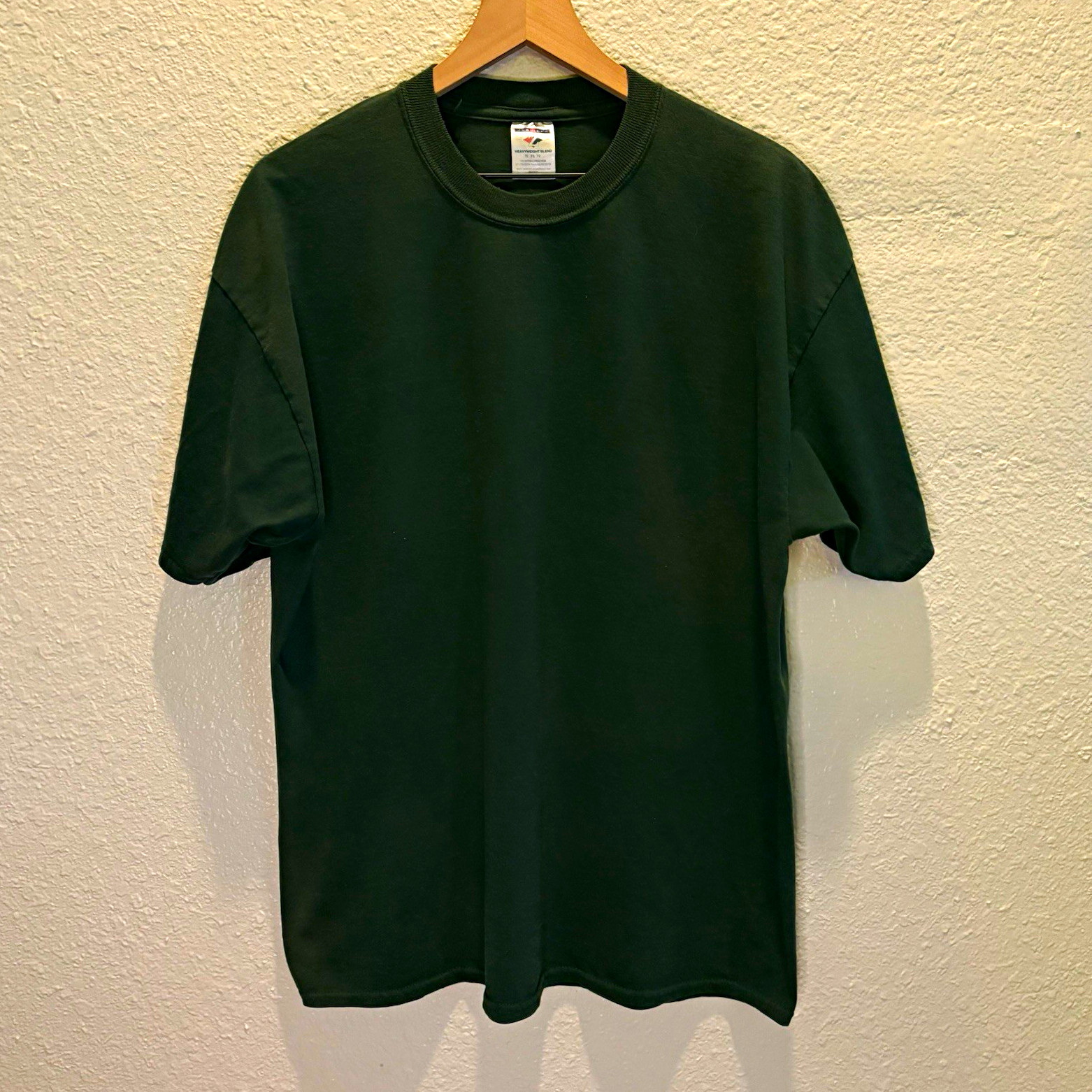 Vintage 1990s Jerzees Heavyweight Blank Pine Green XL Vintage 1990s Jerzees Heavyweight Blank Pine Green XL
