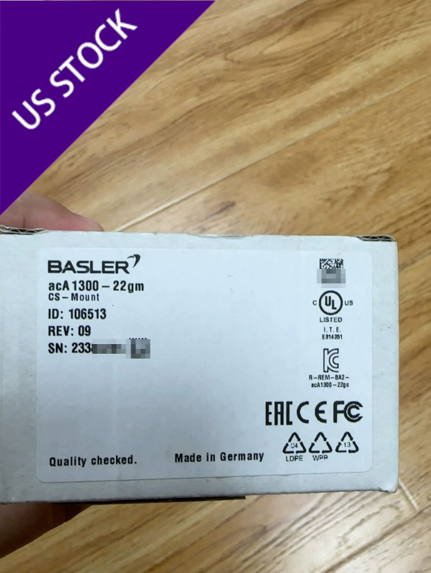1 PC acA1300-22gm NEW Basler Industrial Camera US Stock UPS Fast Ship