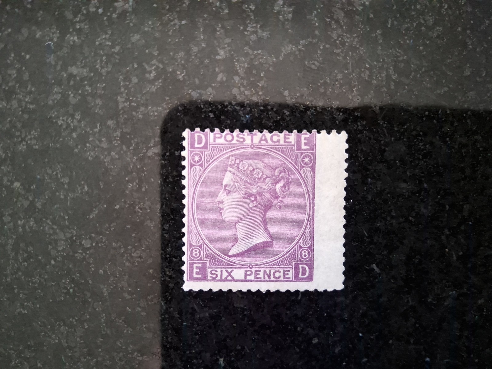 GB QV 1867 PLATE 8, SG 109, 6d VIOLET , UNUSED. MNH. NO GUM. GB QV 1867 PLATE 8, SG 109, 6d VIOLET , UNUSED. MNH. NO GUM.