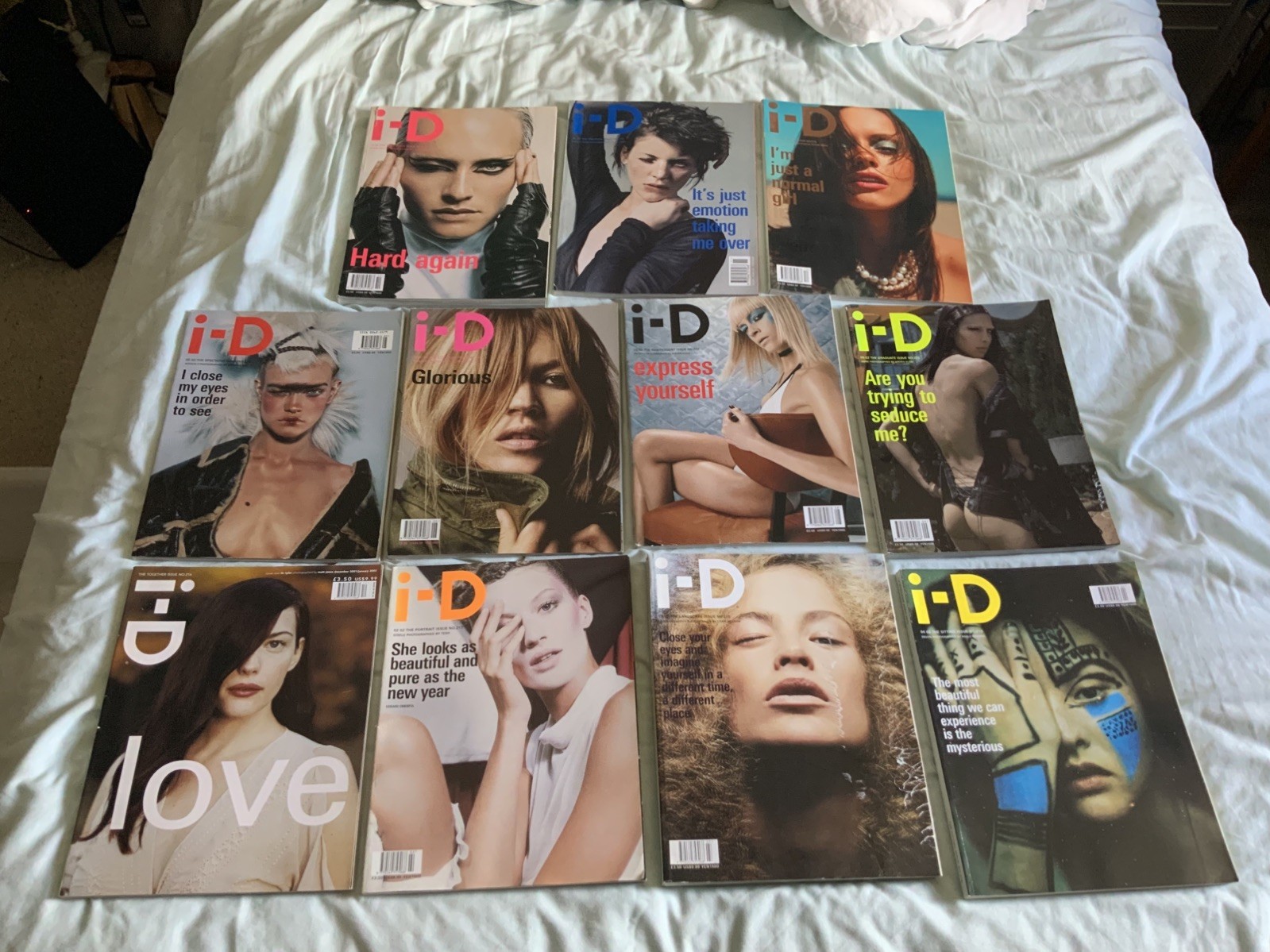 i-D Magazine Complete Set 2002 (216-226) Inc 221 The Streakers Issue (Kate Moss) i-D Magazine Complete Set 2002 (216-226) Inc 221 The Streakers Issue (Kate Moss)