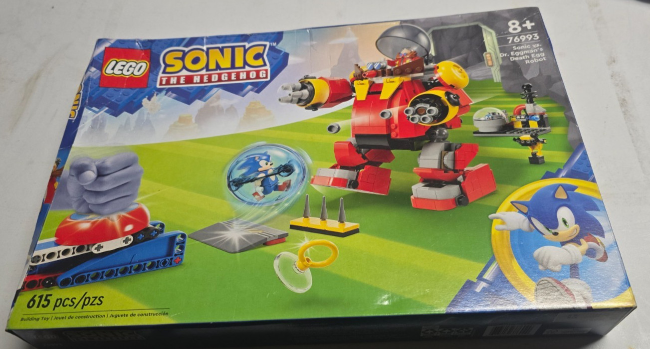 LEGO Sonic the Hedgehog Sonic Vs. Dr. Eggman\'s Death Egg Robot (76993) SEALED LEGO Sonic the Hedgehog Sonic Vs. Dr. Eggman\'s Death Egg Robot (76993) SEALED