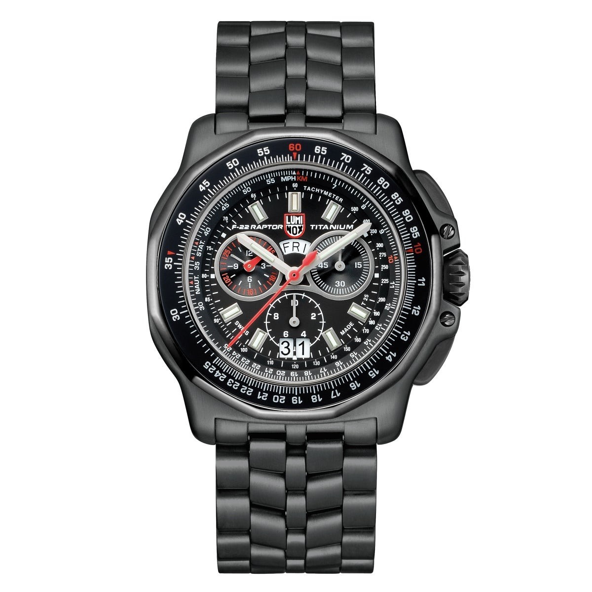 Luminox F22 Raptor 44mm Titanium 9270 Series Pilot Watch 44mm Luminox F22 Raptor 44mm Titanium 9270 Series Pilot Watch 44mm