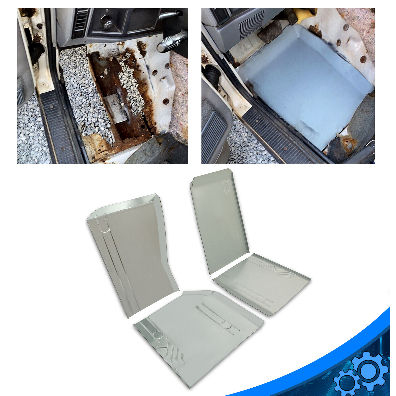 For 1984 - 2001 Cherokee,Wagoneer & Comanche Front & Rear Floor Pans Combo Kit For 1984 - 2001 Cherokee,Wagoneer & Comanche Front & Rear Floor Pans Combo Kit
